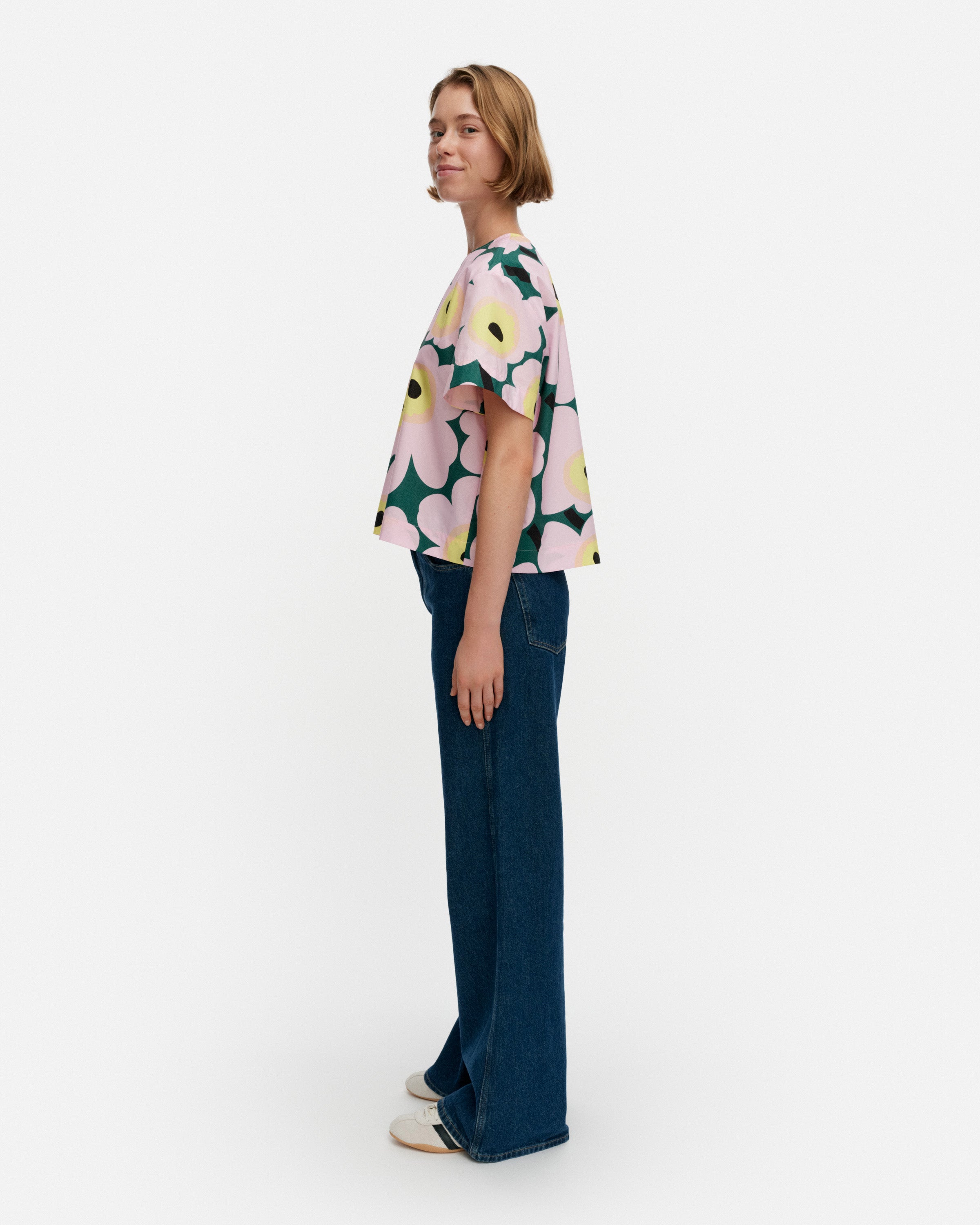 Huojunta Unikko Short Sleeve Blouse