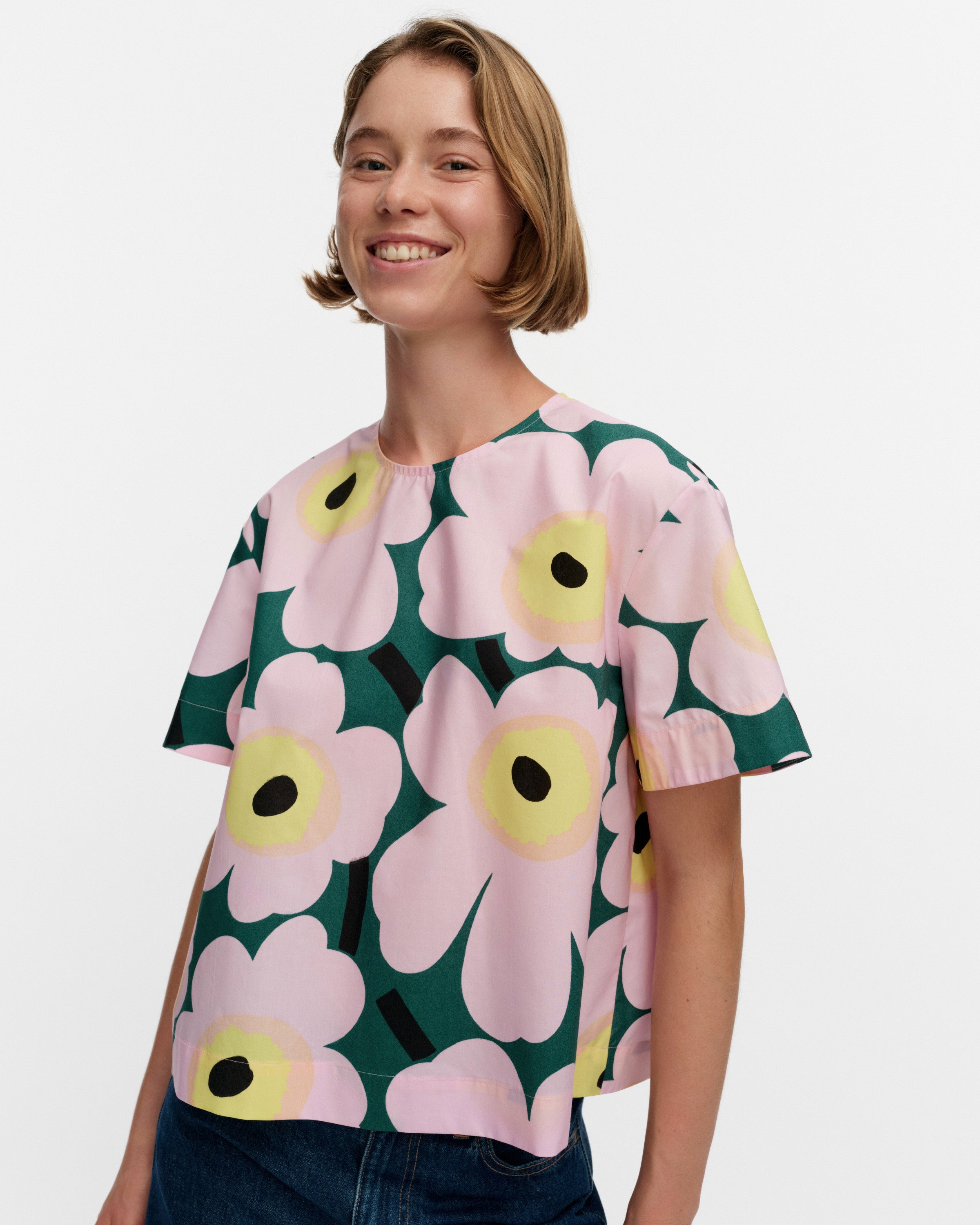 Huojunta Unikko Short Sleeve Blouse
