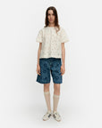 Alustus Unikko Lace Short Sleeve Blouse 57cm