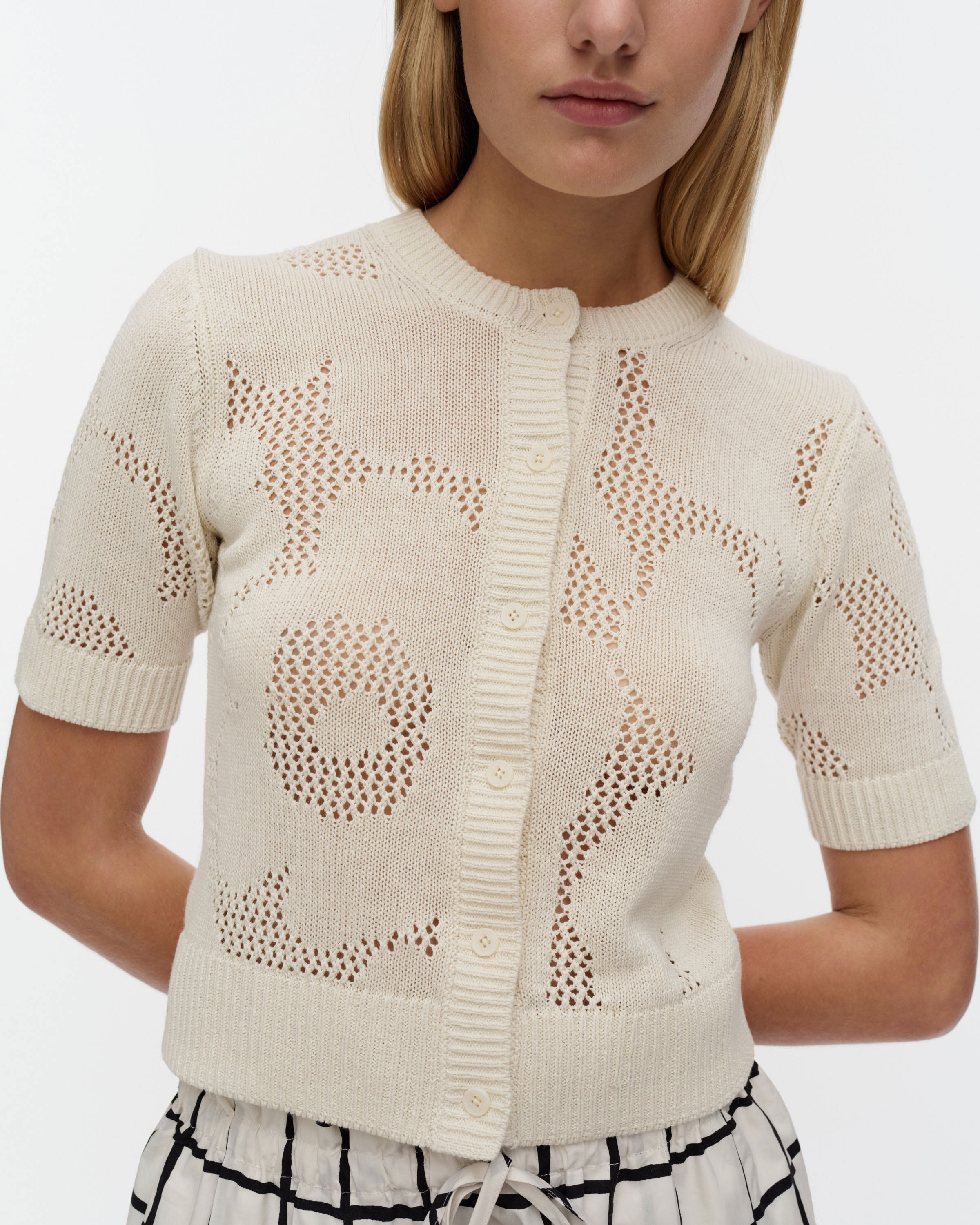 Leikki Unikko Knitted Cardigan 47cm