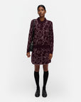 Toistuva Outline Unikko Knitted Mini Skirt 44cm