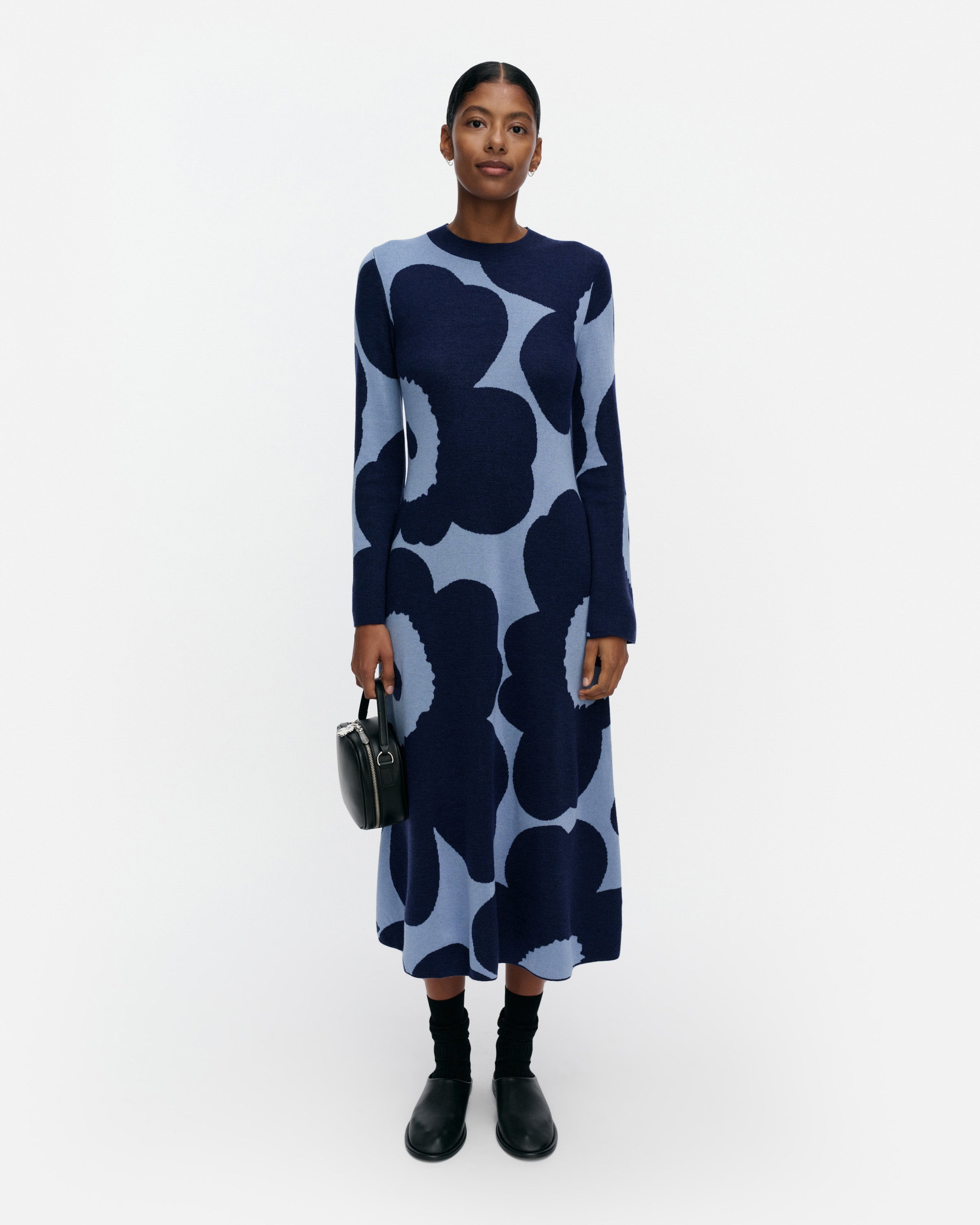 Leikkuu Unikko Knitted A-Line Dress