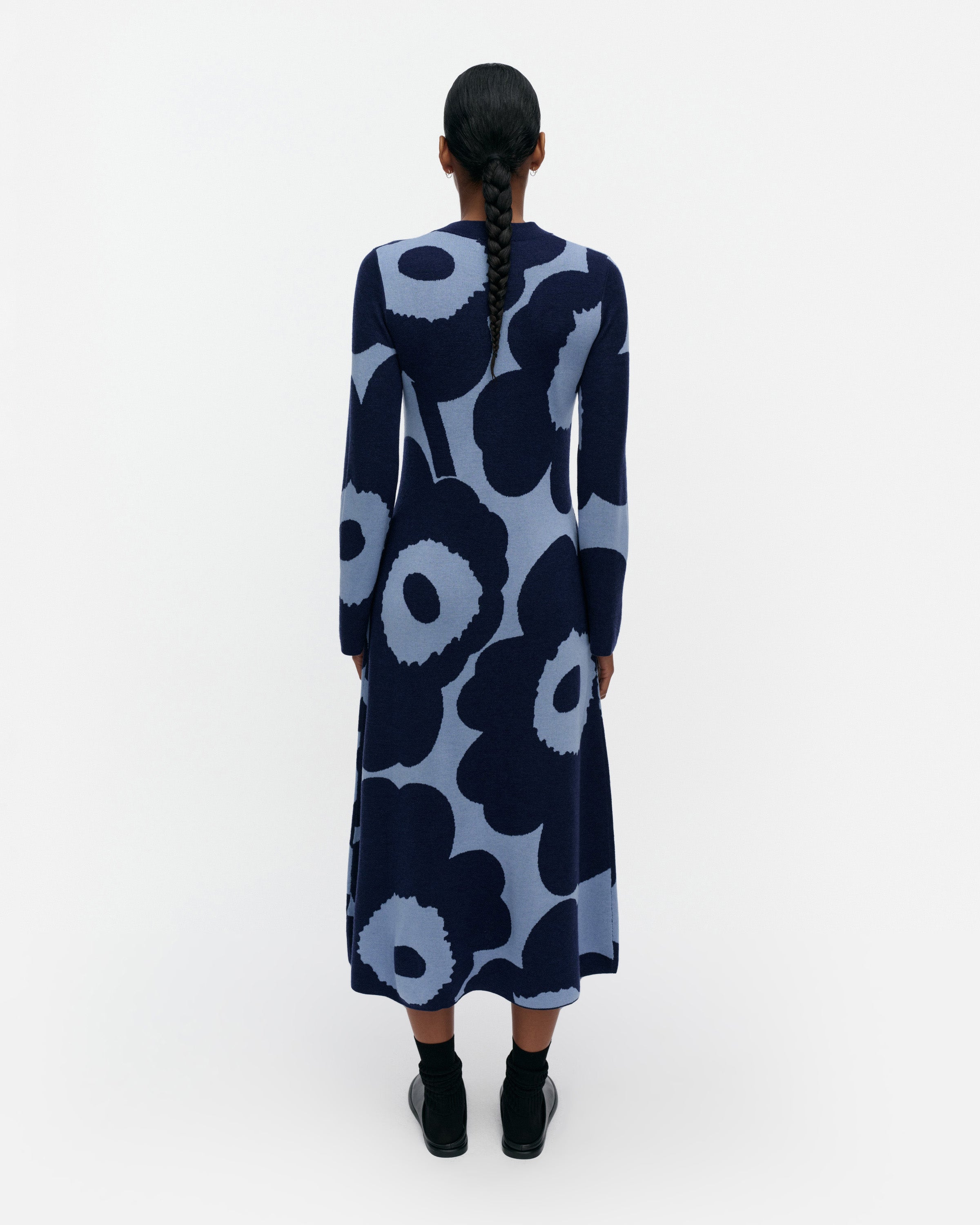 Leikkuu Unikko Knitted A-Line Dress