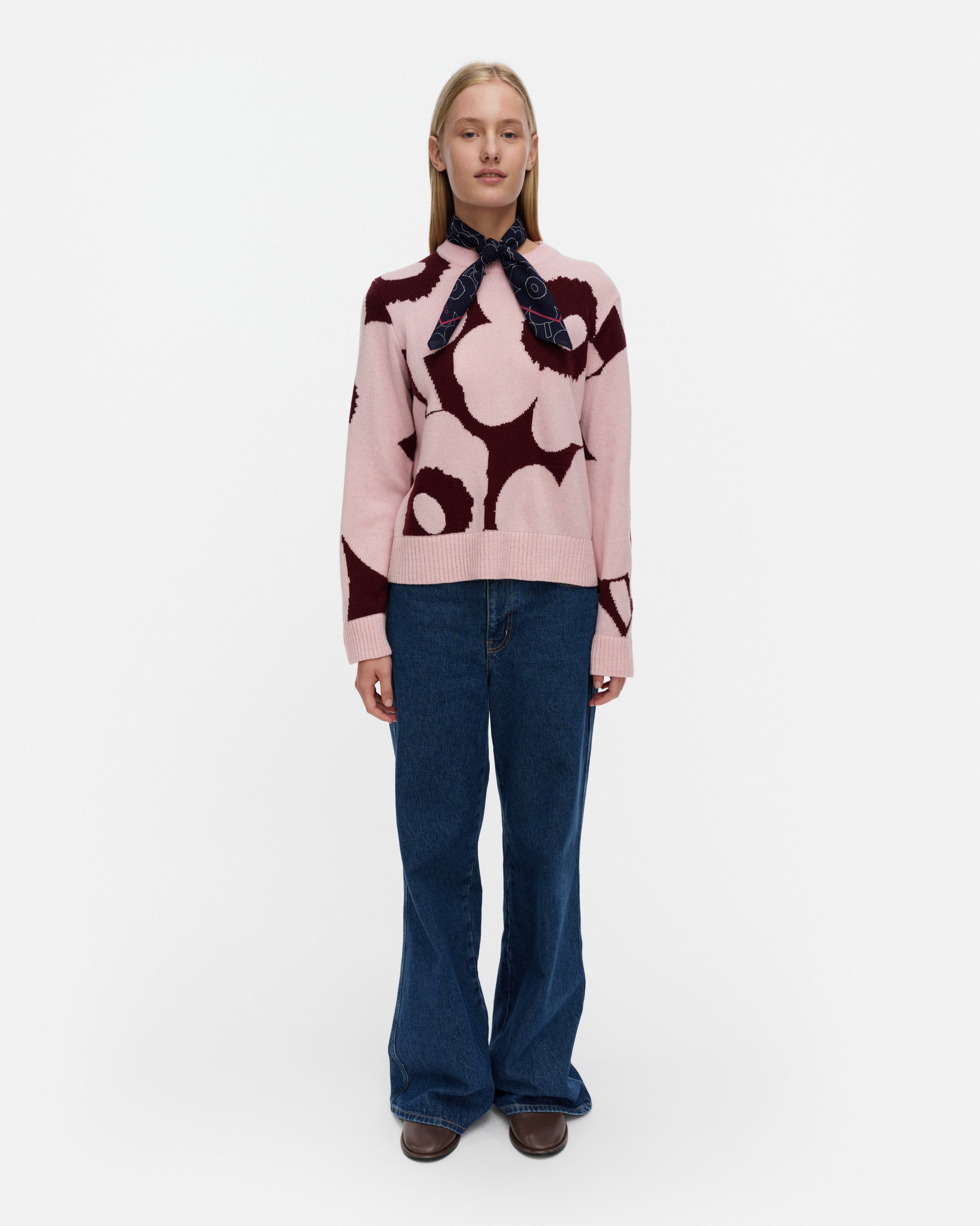 Aatto Unikko Knitted Wool Pullover 59cm