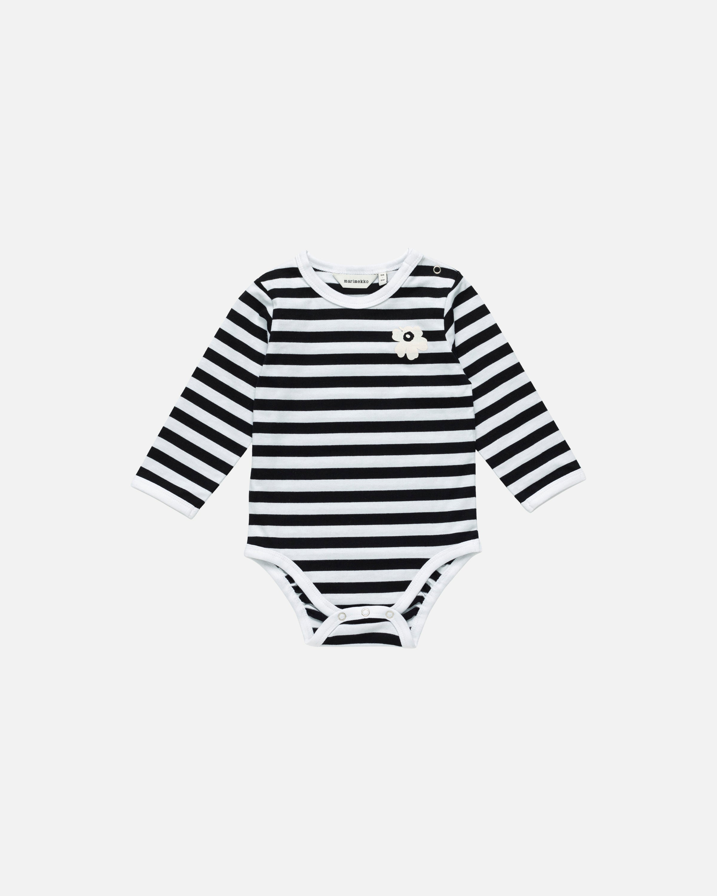 Vinde Tasaraita Unikko Kids Bodysuit