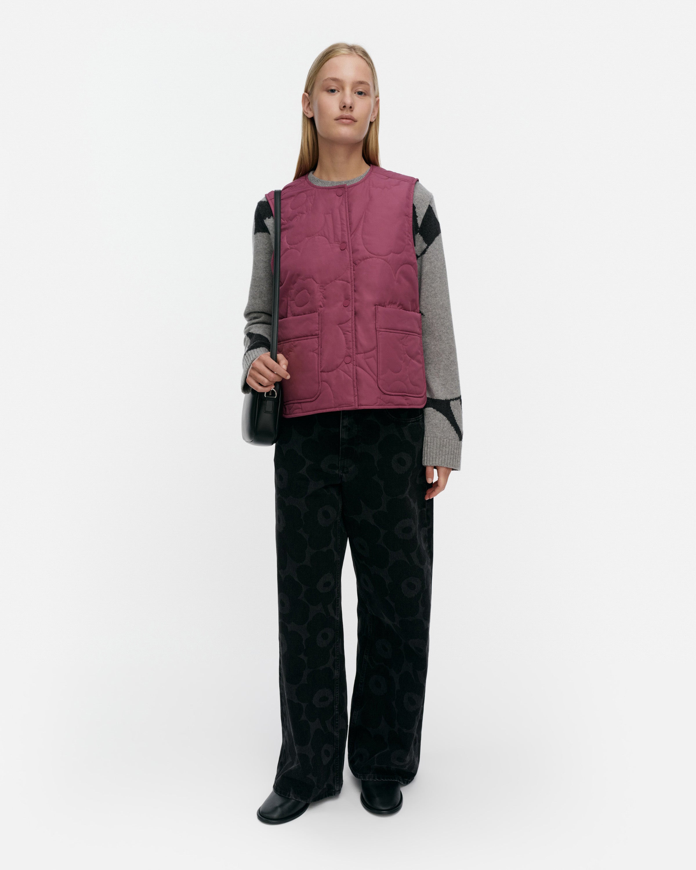 Kaiverrus Outline Unikko Padded Vest Jacket 63cm