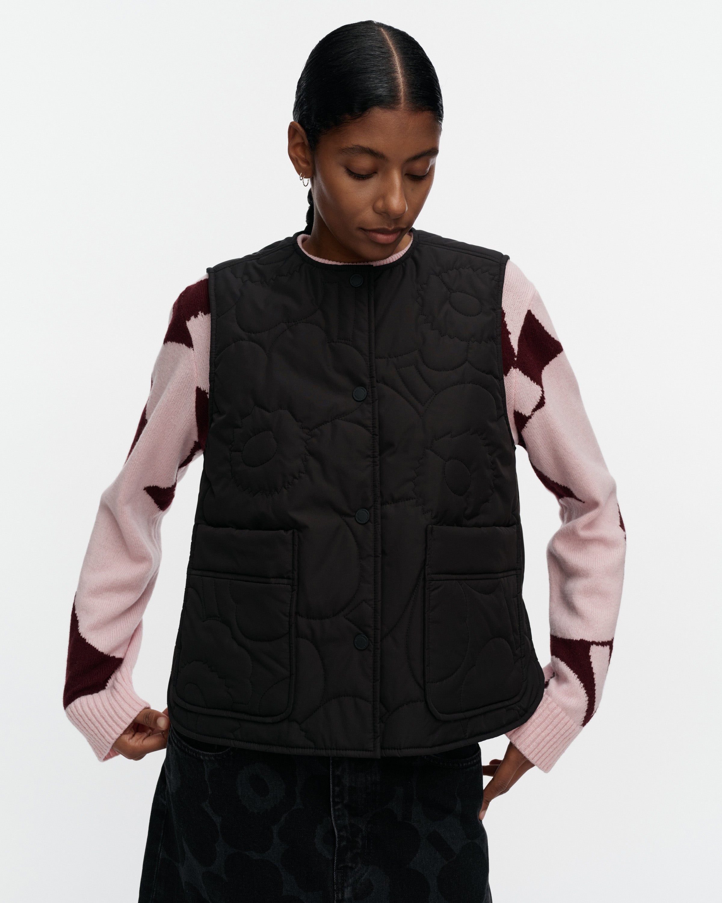 Kaiverrus Outline Unikko Padded Vest Jacket 63cm