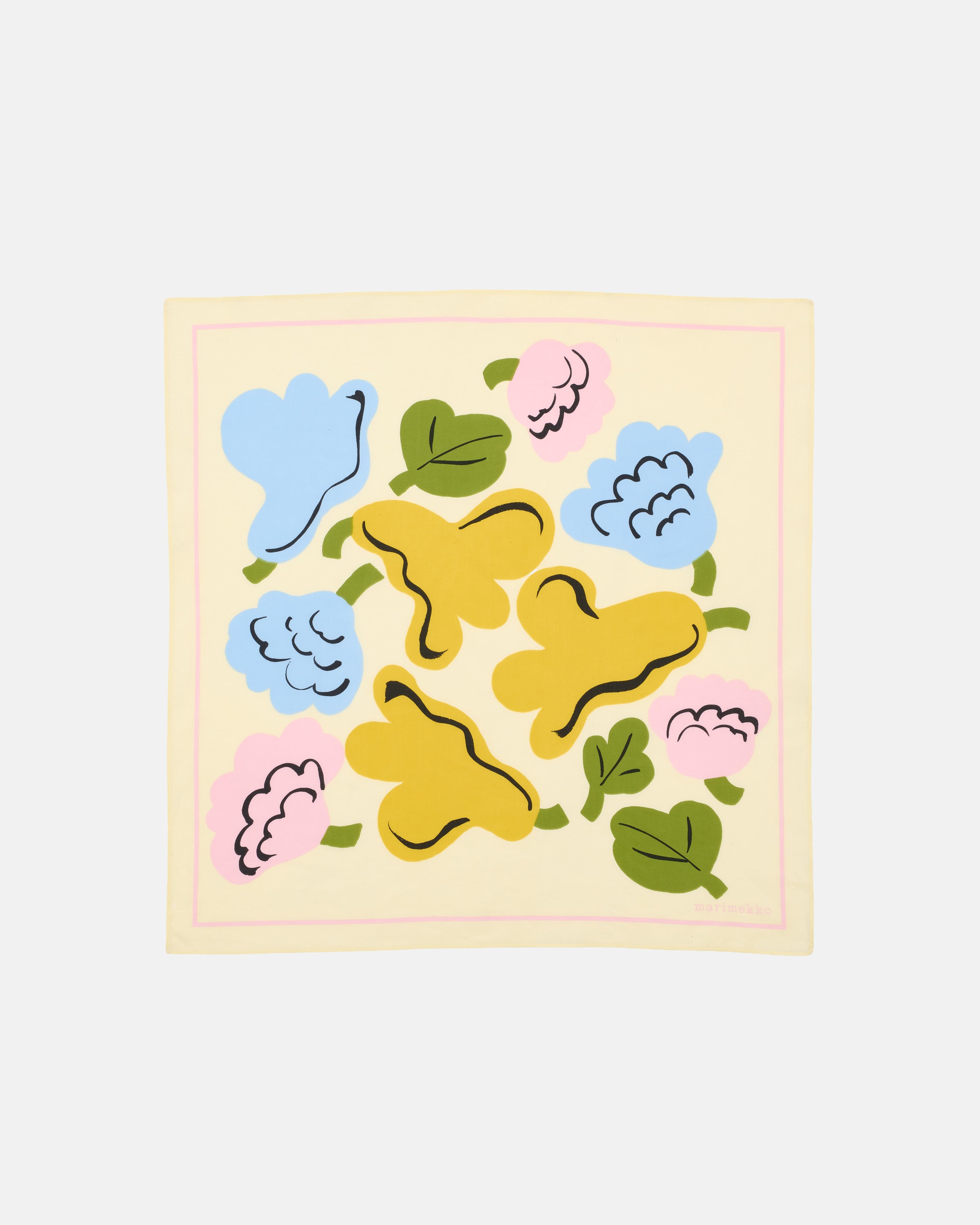 Pesofati Kukasta Kukkaan Cotton Scarf 65X65cm