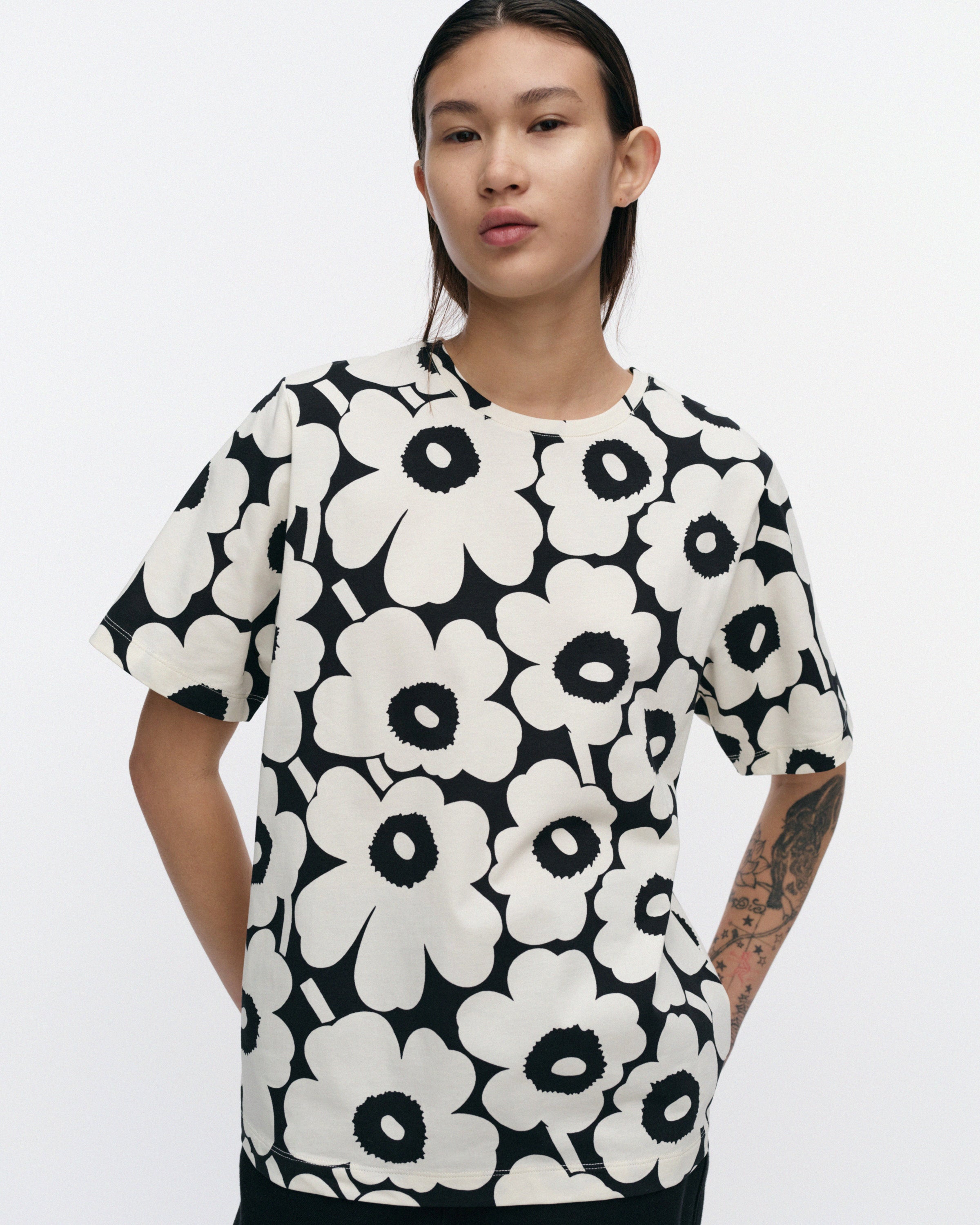 Tunnit Unikko Short Sleeve Top 65cm