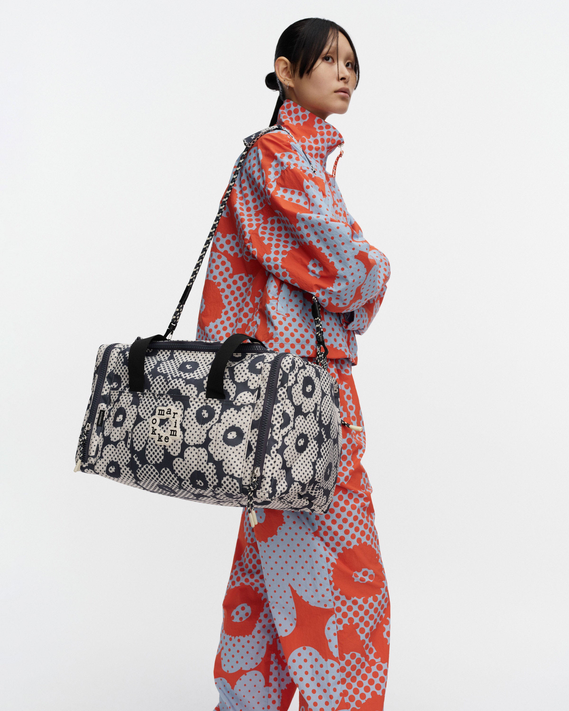 Kioski Tsufe Unikko Poly Sporty Shoulder Bag 25X43X25cm