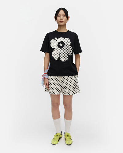 Kioski Erna Unikko Placement Short Sleeve Top
