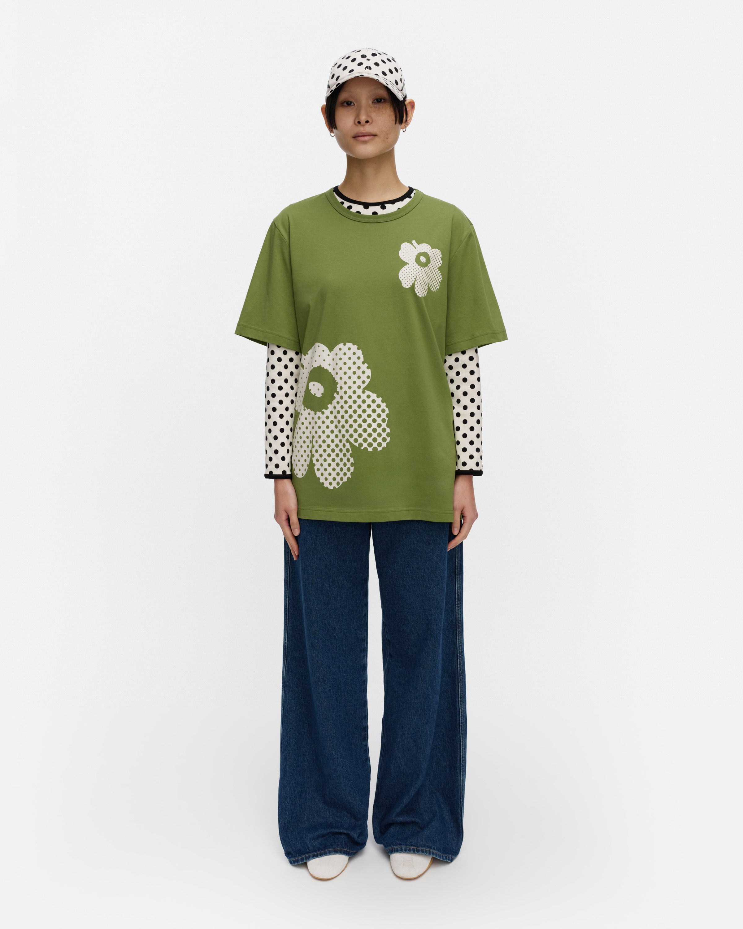 Kioski Vihne Unikko Placement Short Sleeve Top 71cm