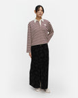 Kioski Kipina Tasaraita Unikko Polo Long Sleeve Tee 55cm