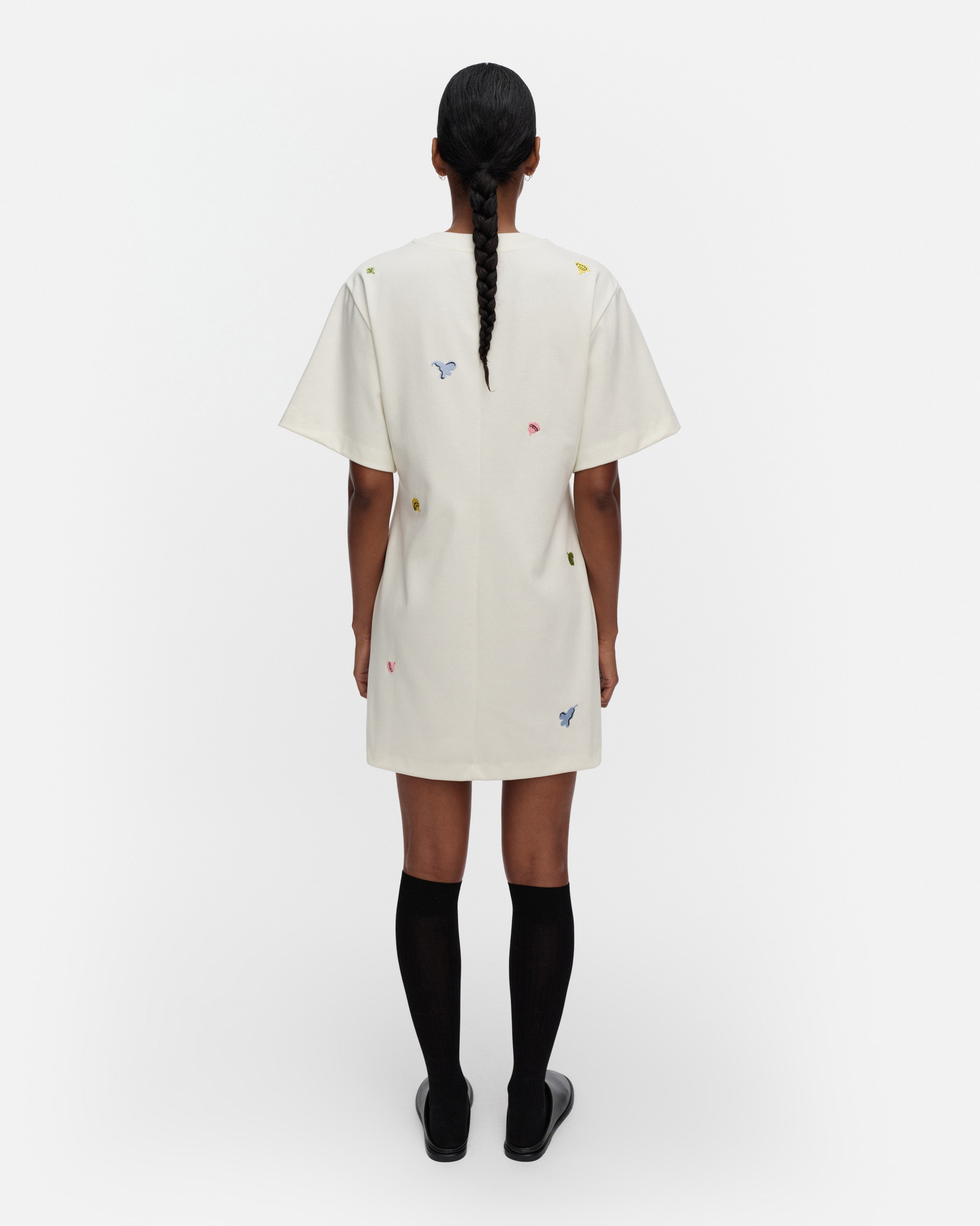 Kuplinta Kukasta Kukkaan Embroidered T-shirt Dress 88cm