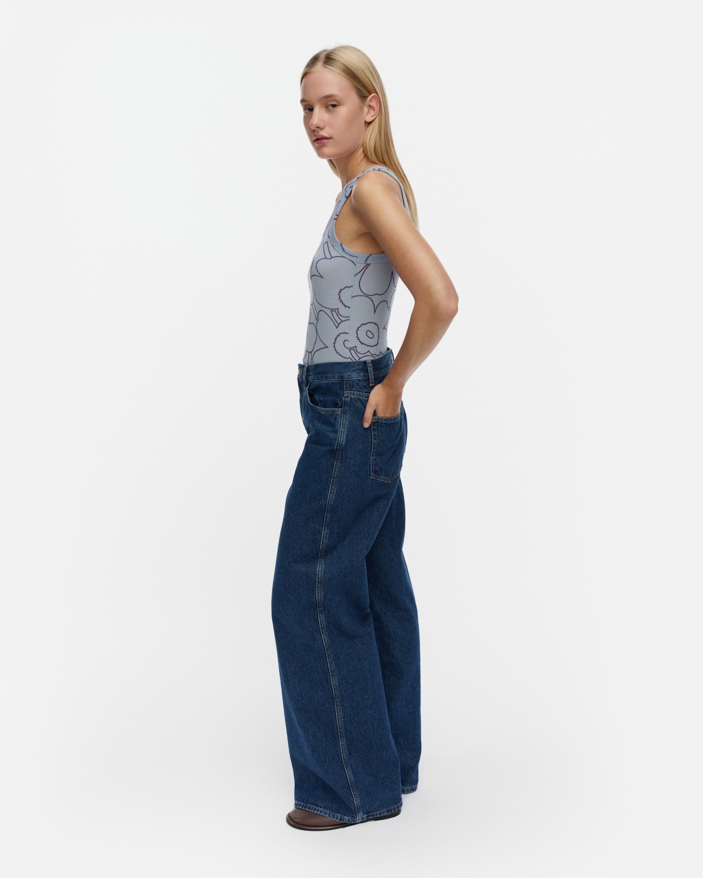 Hoyste Outline Unikko Wool Rib Vest