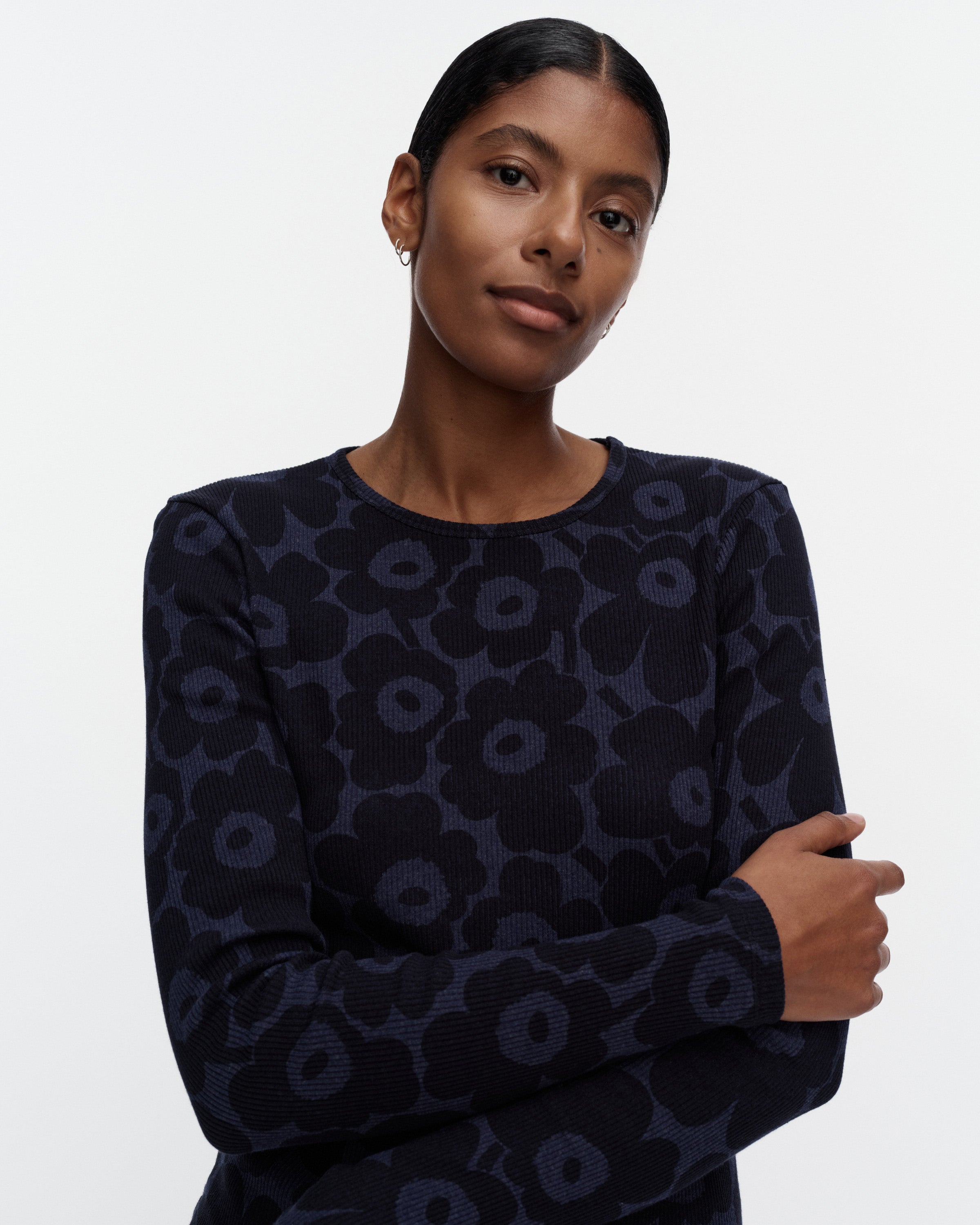 Vaihde Unikko Rib Slim Long Sleeve Tee 58cm