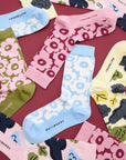 Linjaus Kukasta Kukkaan Socks