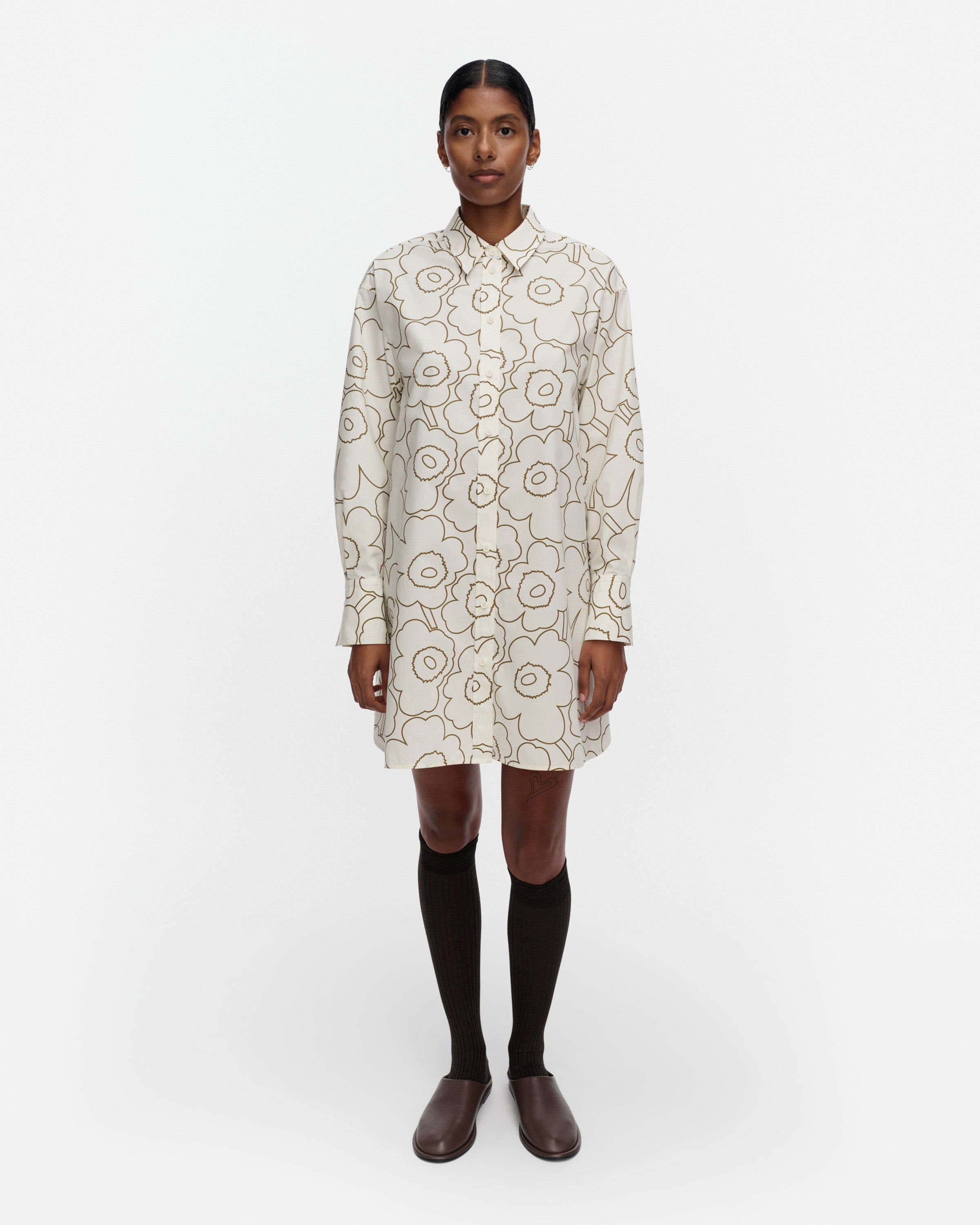 Kuvitelma Outline Unikko Shirt Dress 90cm