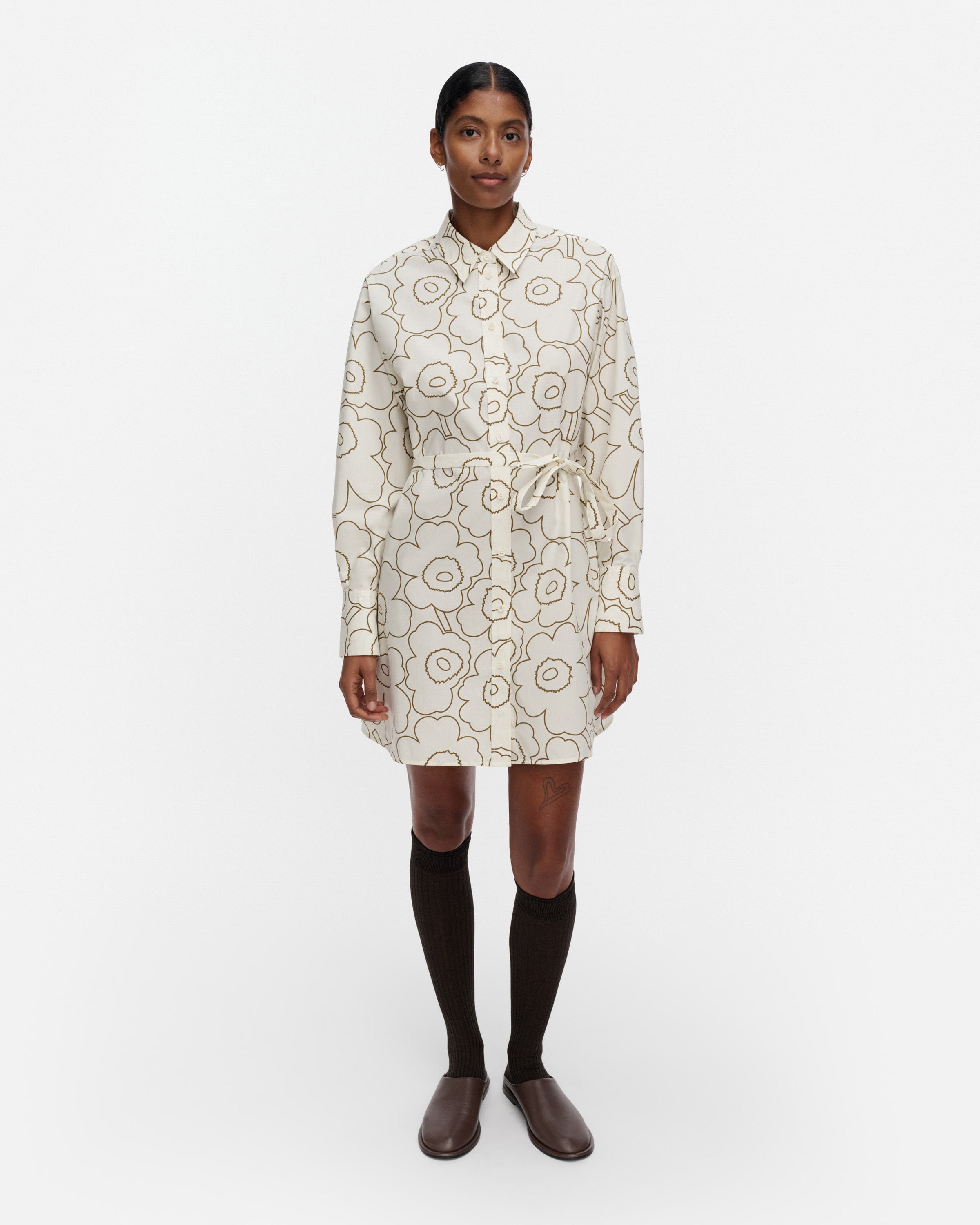 Kuvitelma Outline Unikko Shirt Dress 90cm