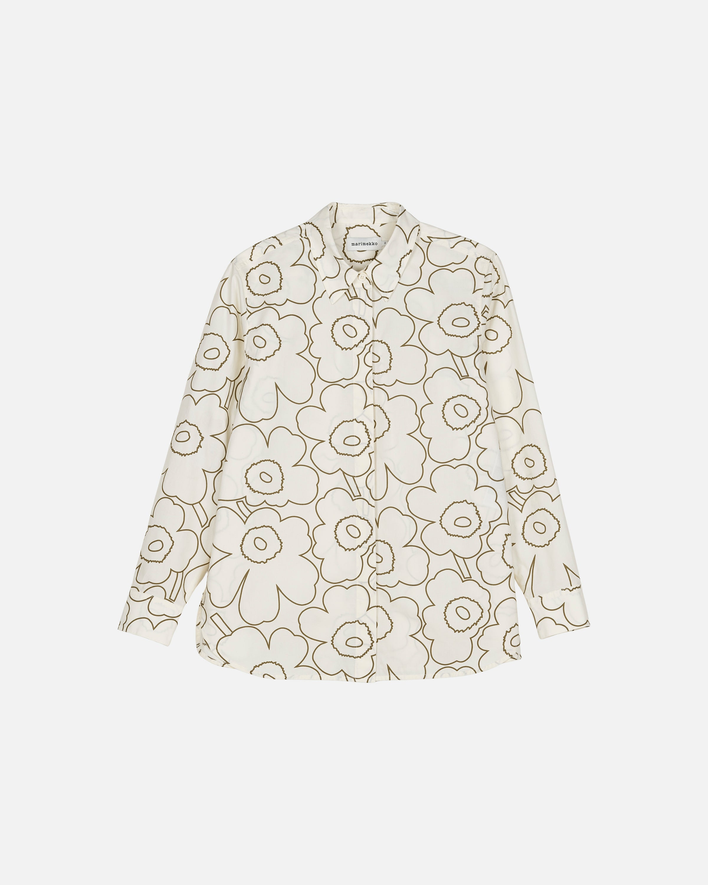 Tilla Outline Unikko Cotton Poplin Shirt Shirt 72cm