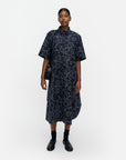 Popliini Outline Unikko Shirt Dress 120cm