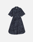Popliini Outline Unikko Shirt Dress 120cm