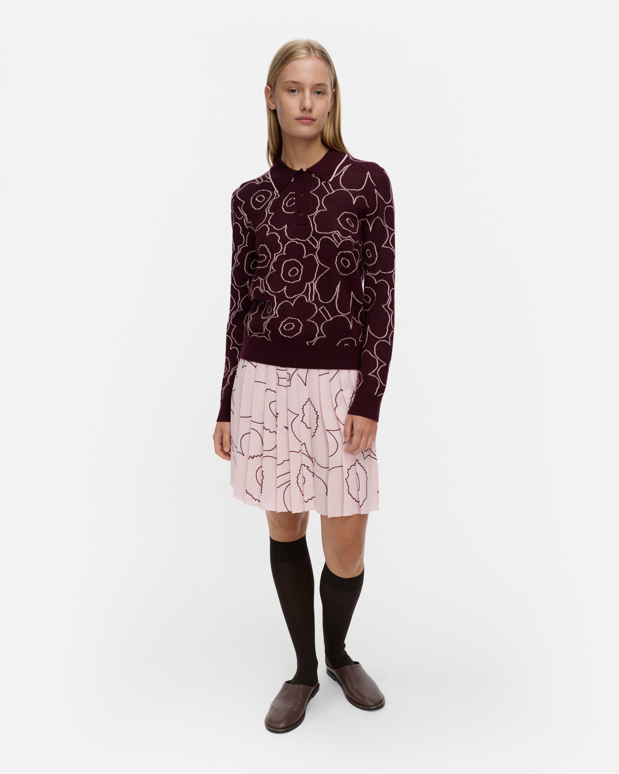 Hahmotelma Outline Unikko Pleated Skirt