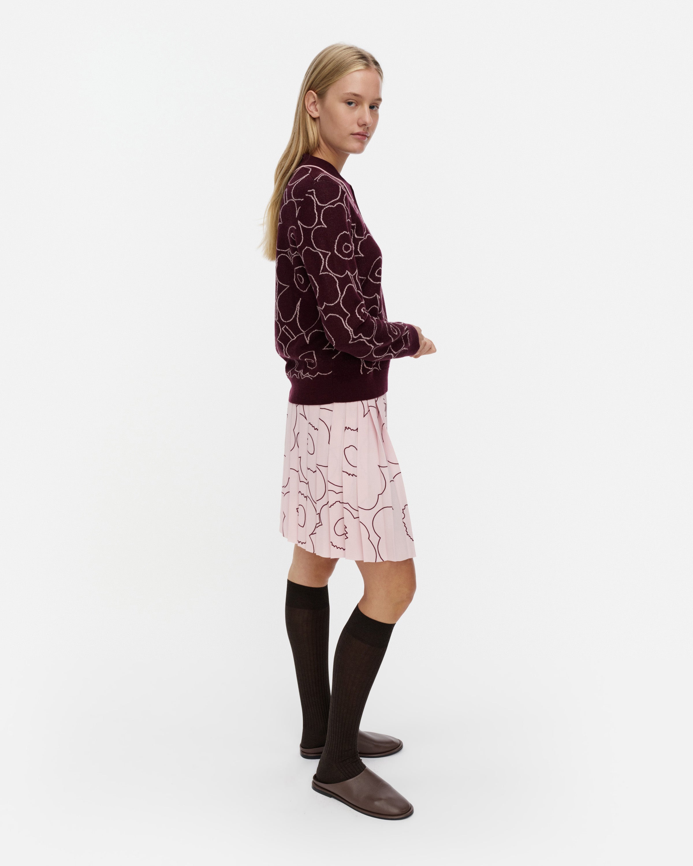 Hahmotelma Outline Unikko Pleated Skirt