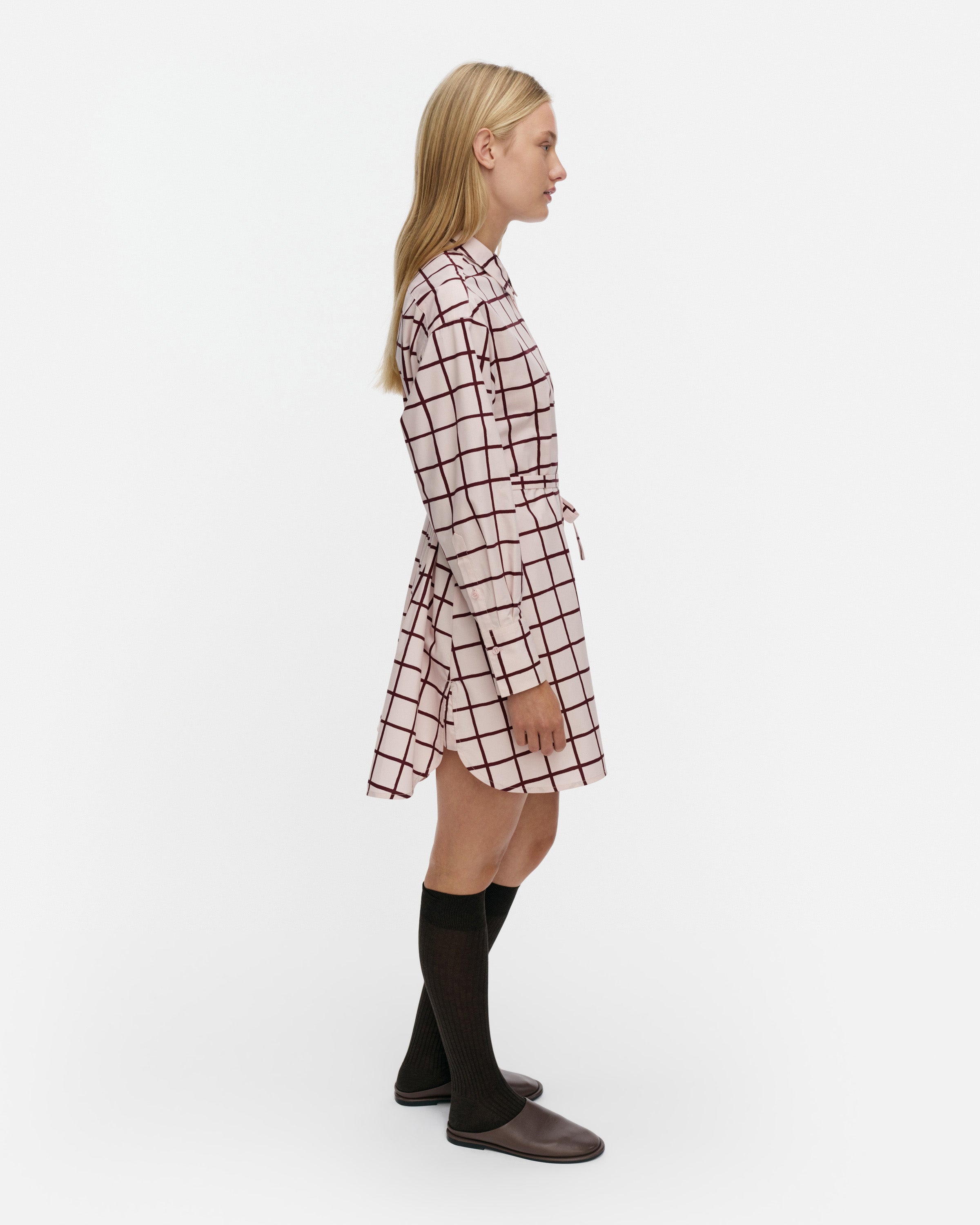 Kuvitelma Iso Ruutu Shirt Dress 90cm