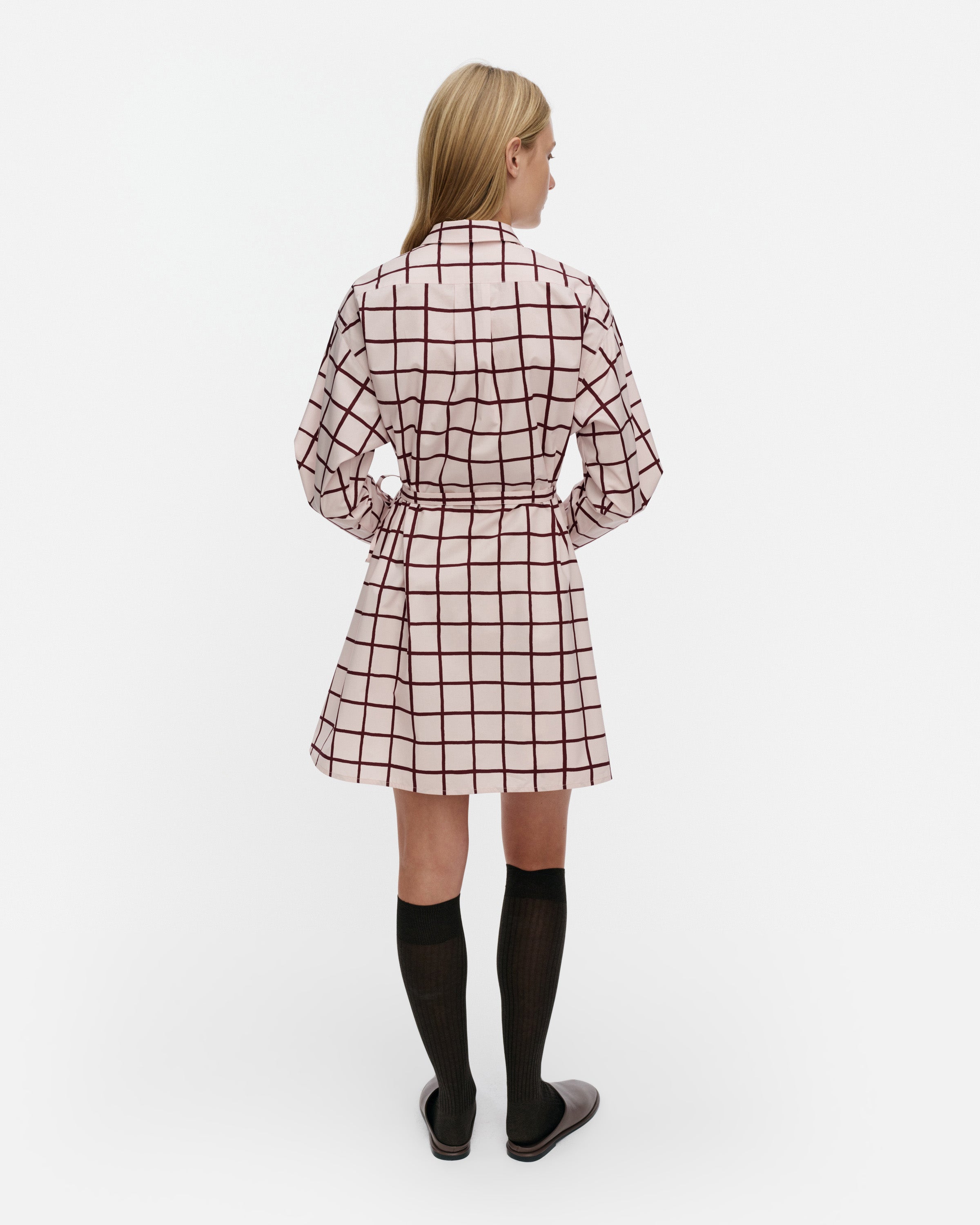 Kuvitelma Iso Ruutu Shirt Dress 90cm