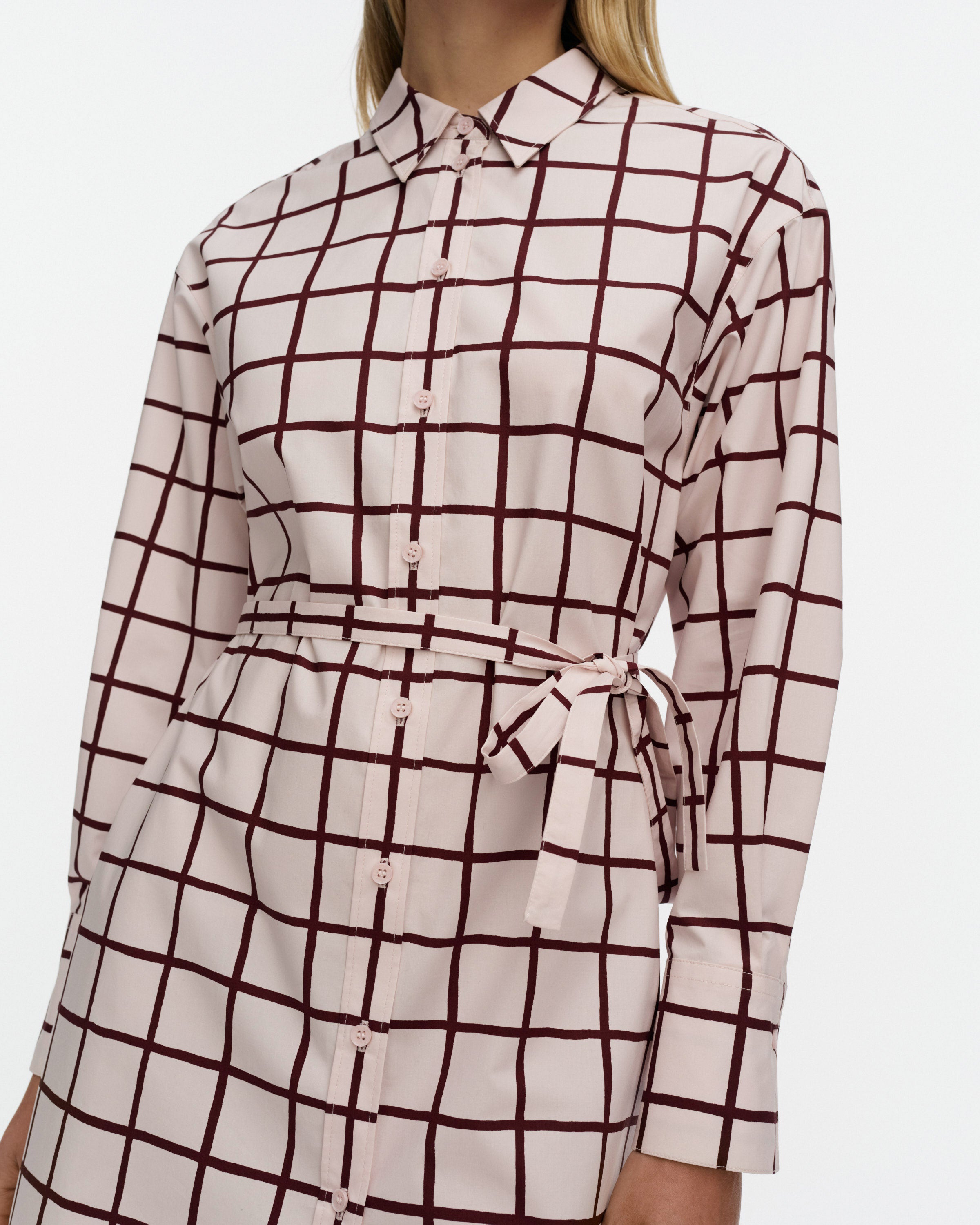 Kuvitelma Iso Ruutu Shirt Dress 90cm