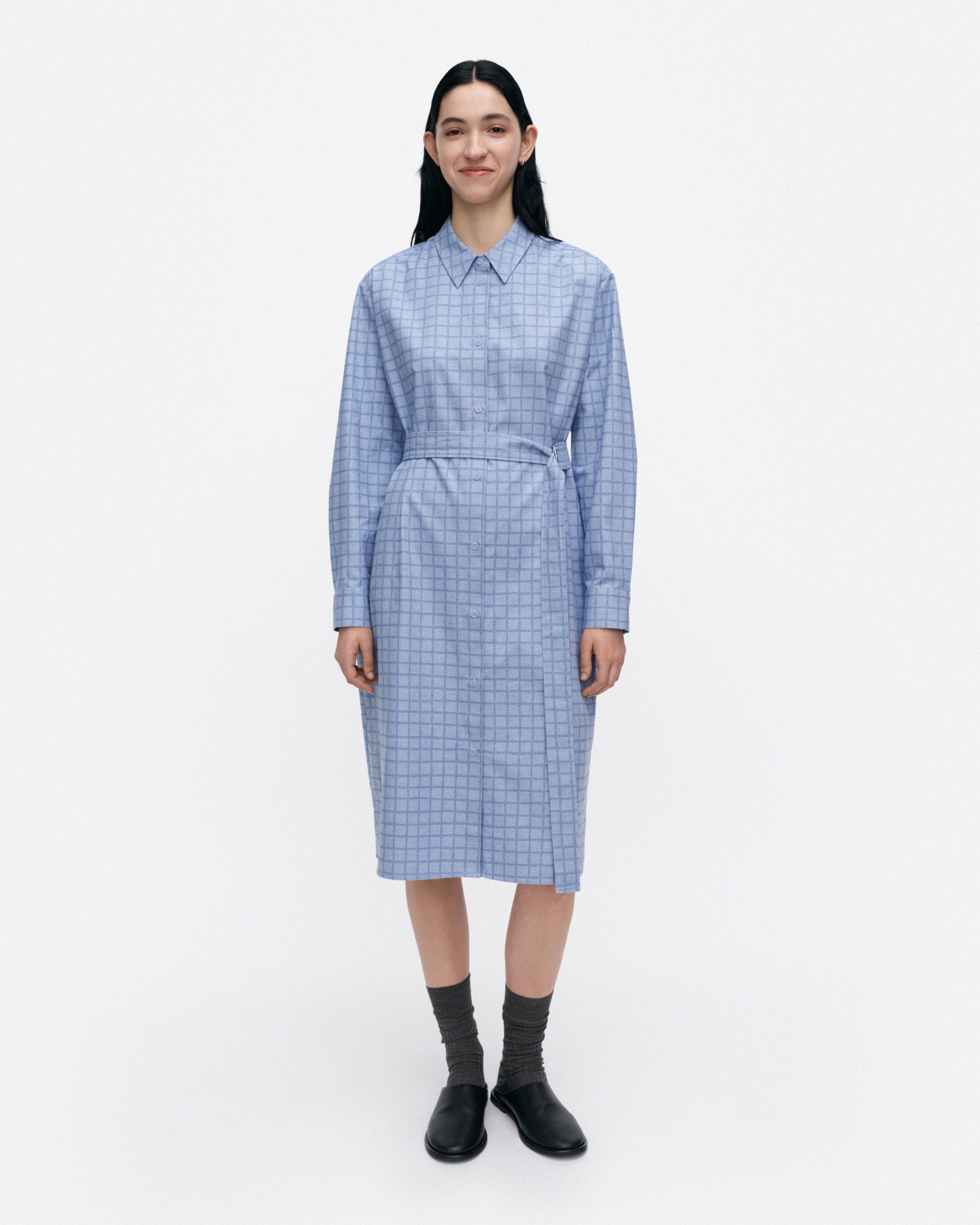 Muunnelma Pikku Ruutu Shirt Dress 110cm
