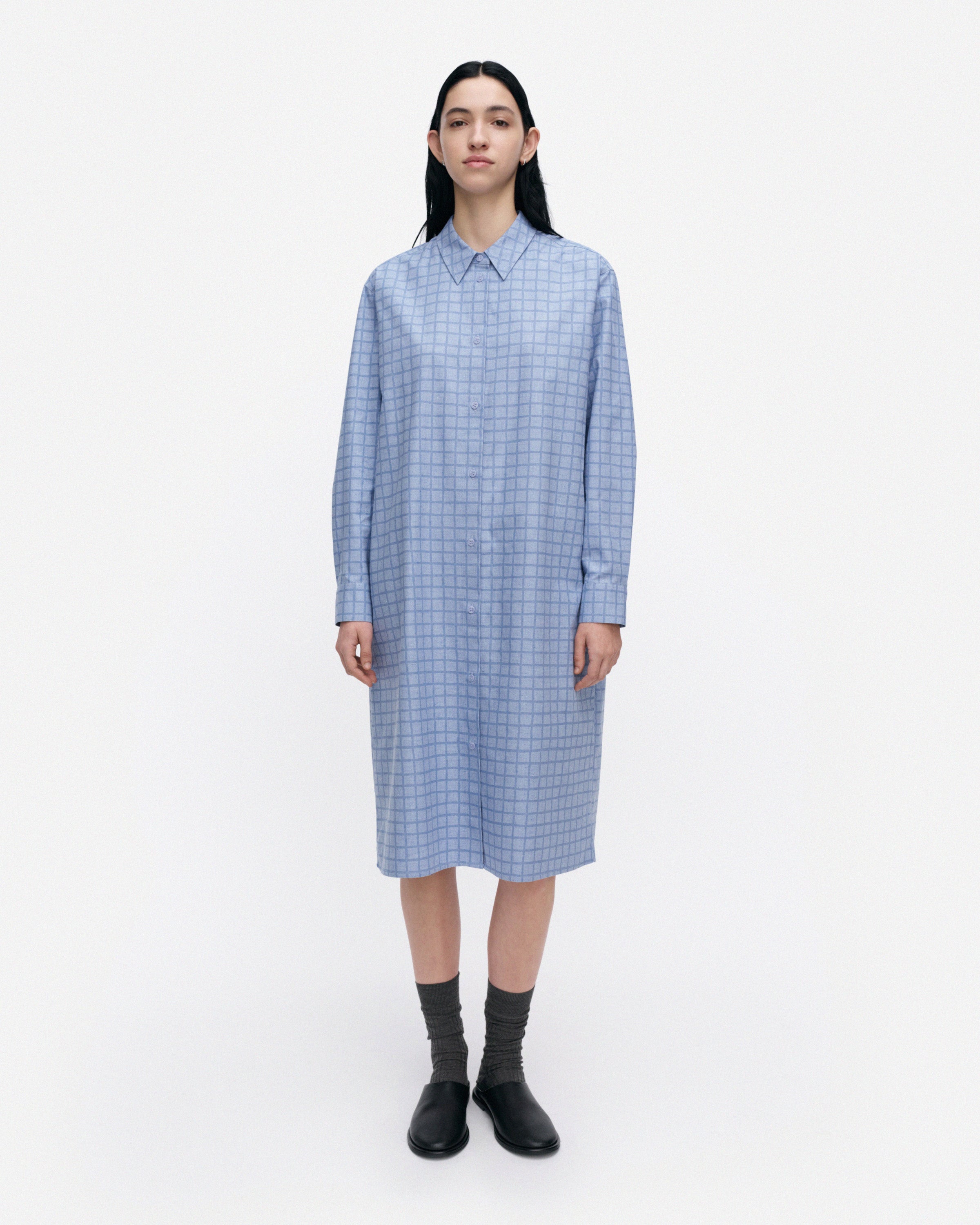 Muunnelma Pikku Ruutu Shirt Dress 110cm