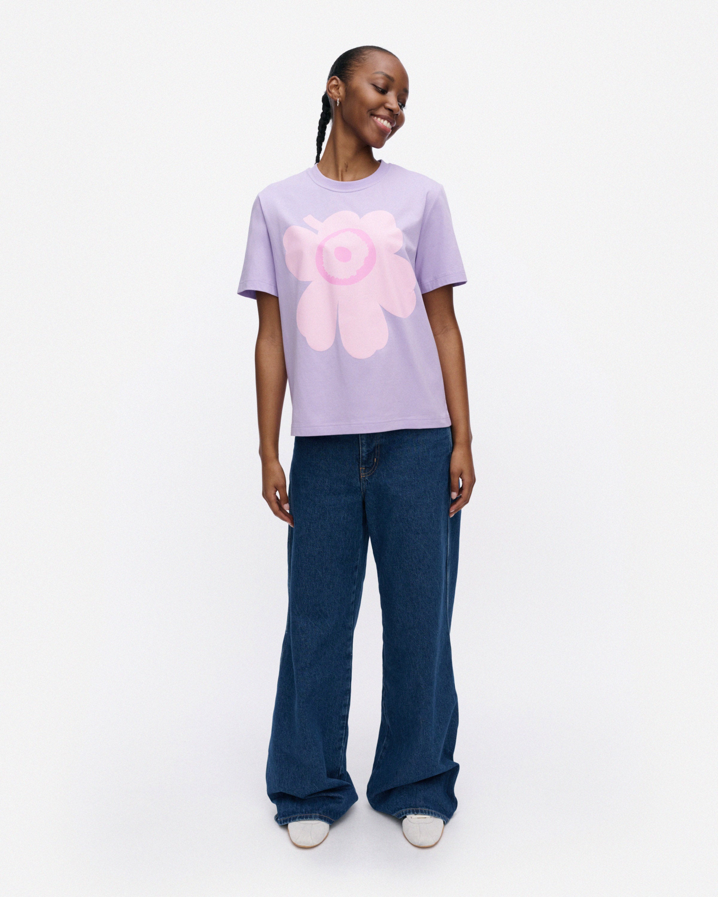 Else Unikko Placement Short Sleeve Top 63cm