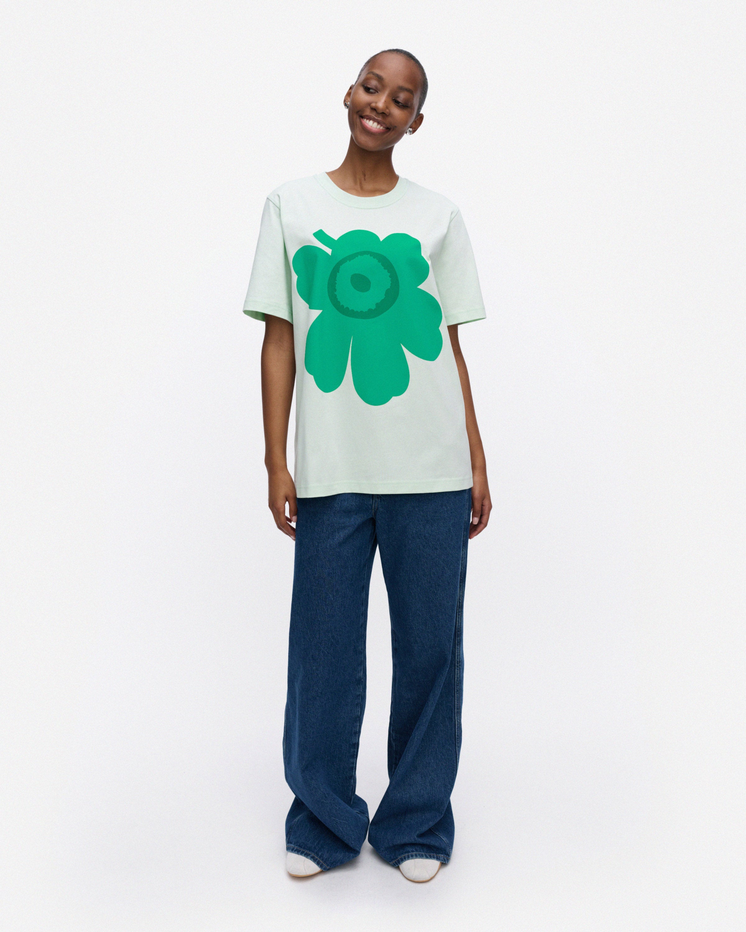 Embla Unikko Placement Short Sleeve Top 71cm