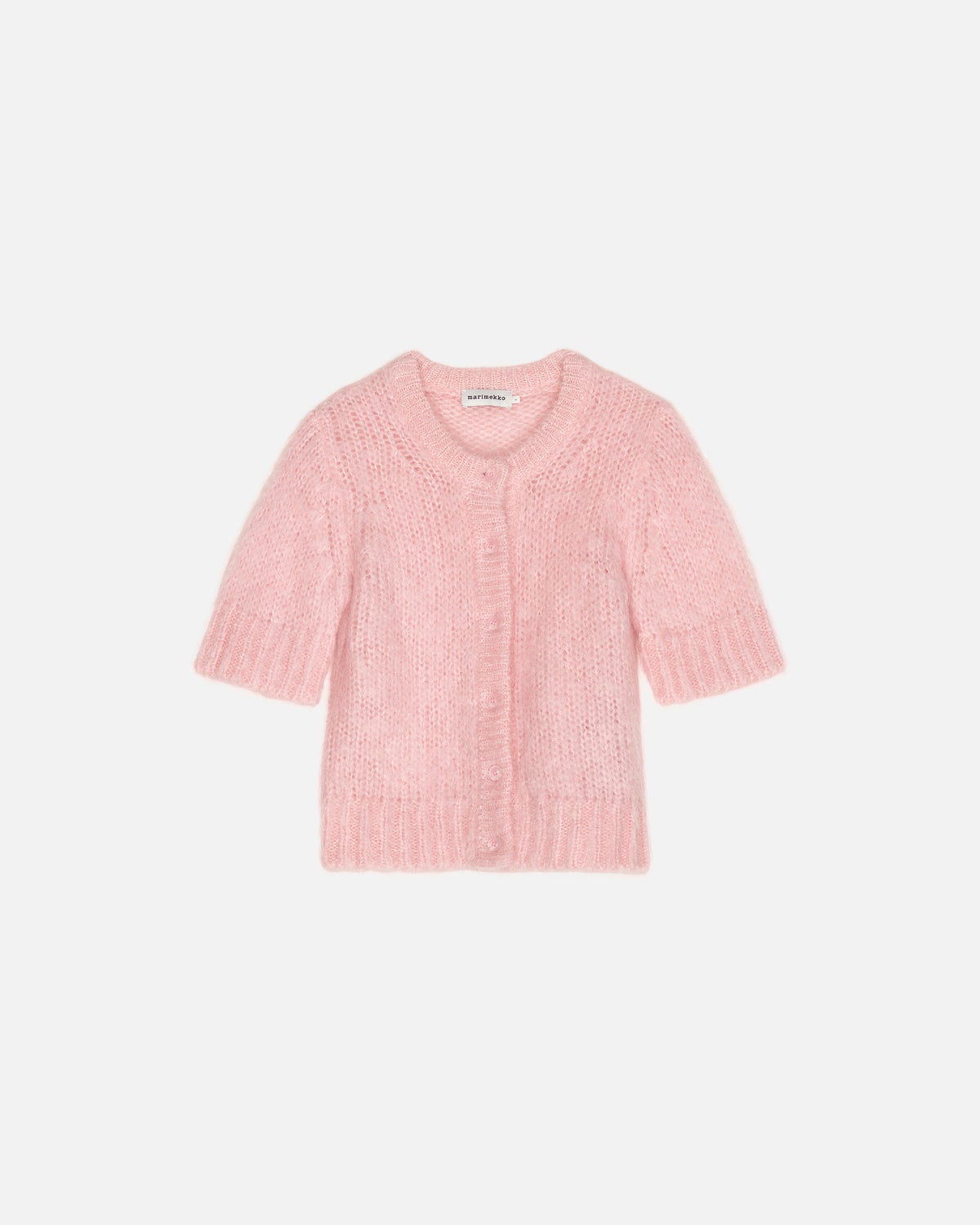 Sanasto Knitted Mohair Cardigan 47cm