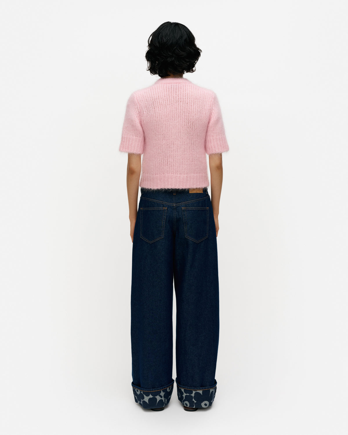 Sanasto Knitted Mohair Cardigan 47cm