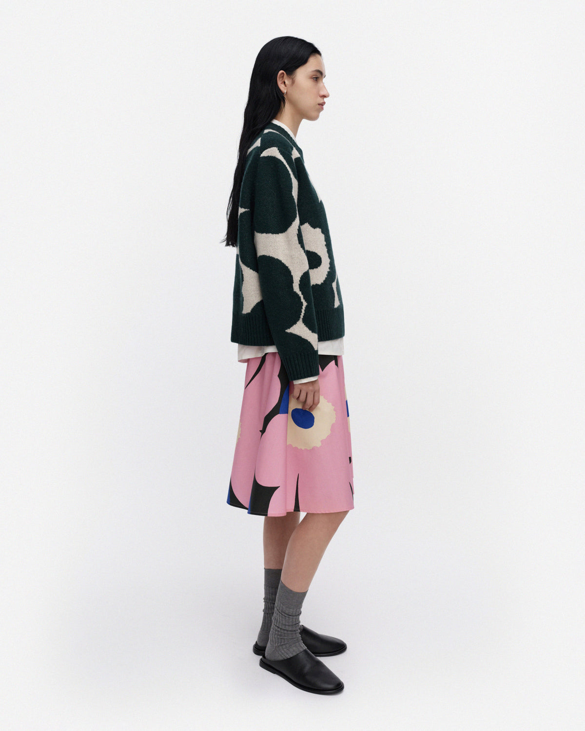 Virtaus Unikko Knitted Wool Long Sleeve Top 59cm
