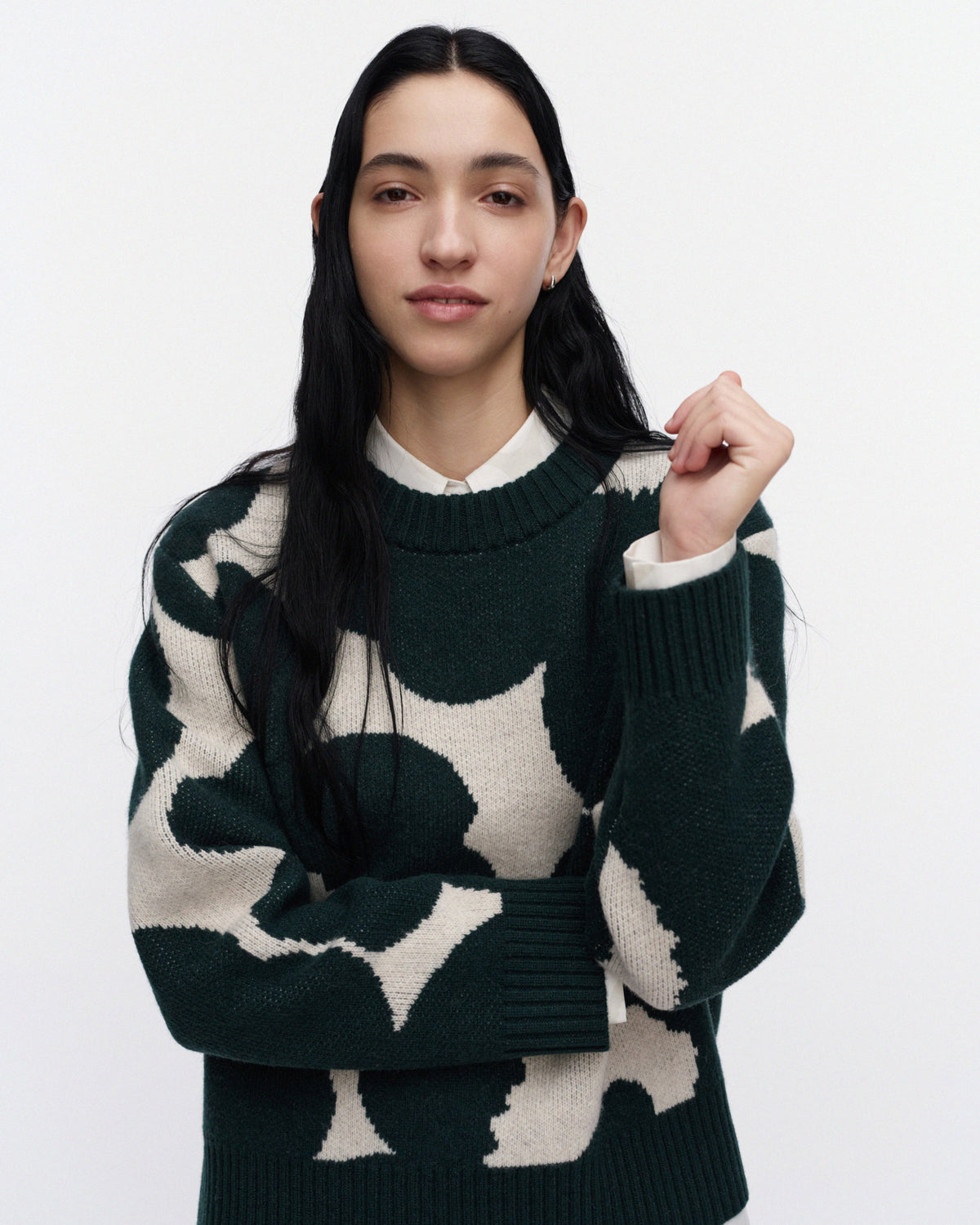 Virtaus Unikko Knitted Wool Long Sleeve Top 59cm