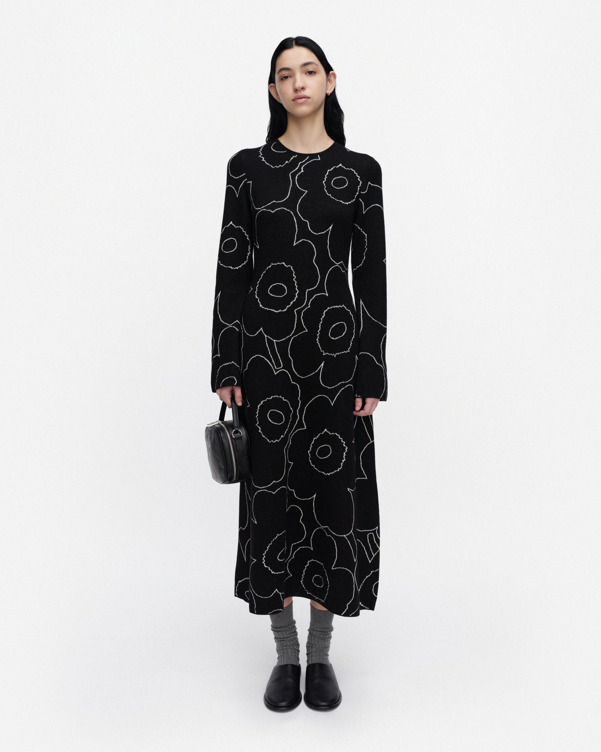 Takaisin Outline Unikko Knitted Flared Dress 125cm
