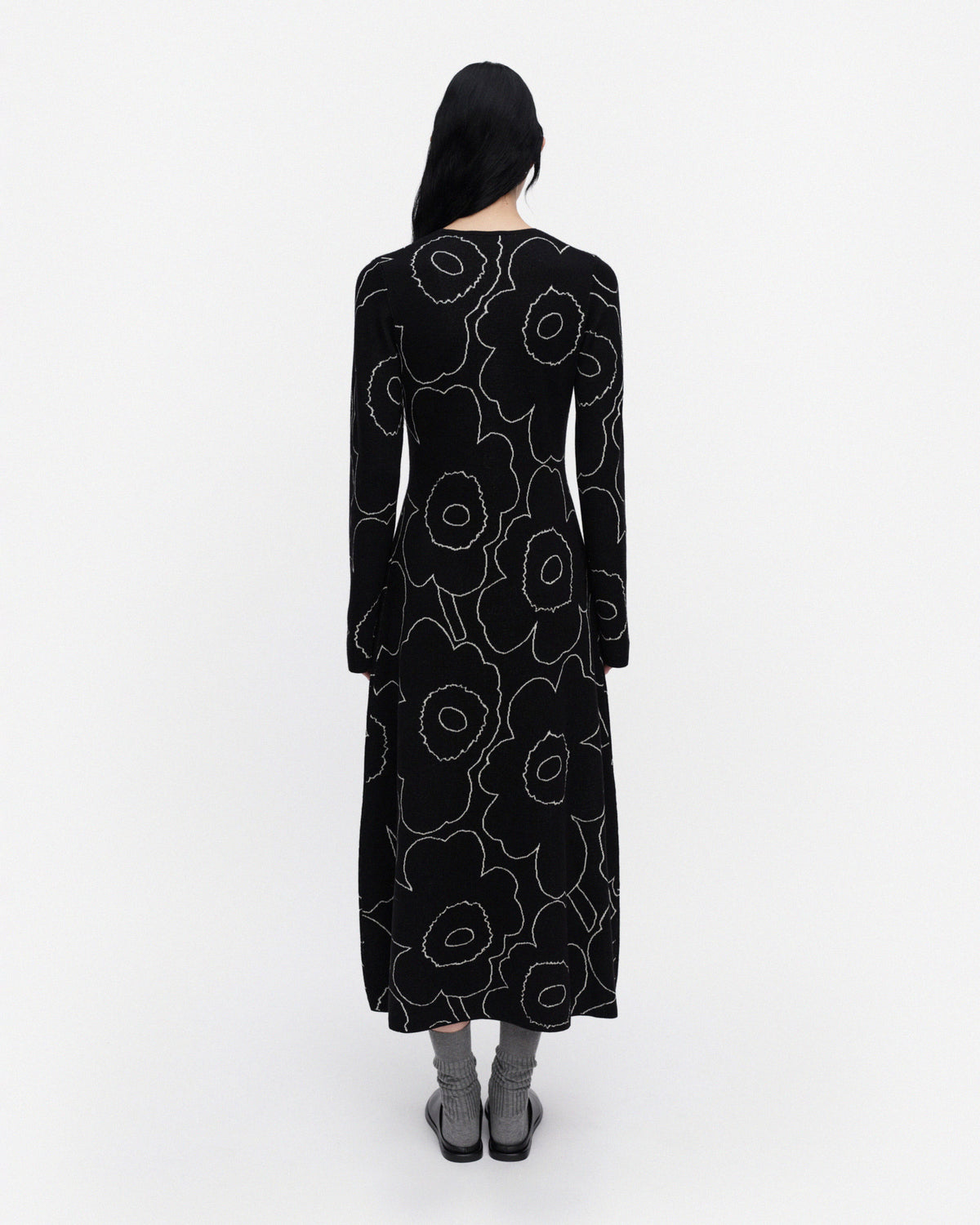 Takaisin Outline Unikko Knitted Flared Dress 125cm