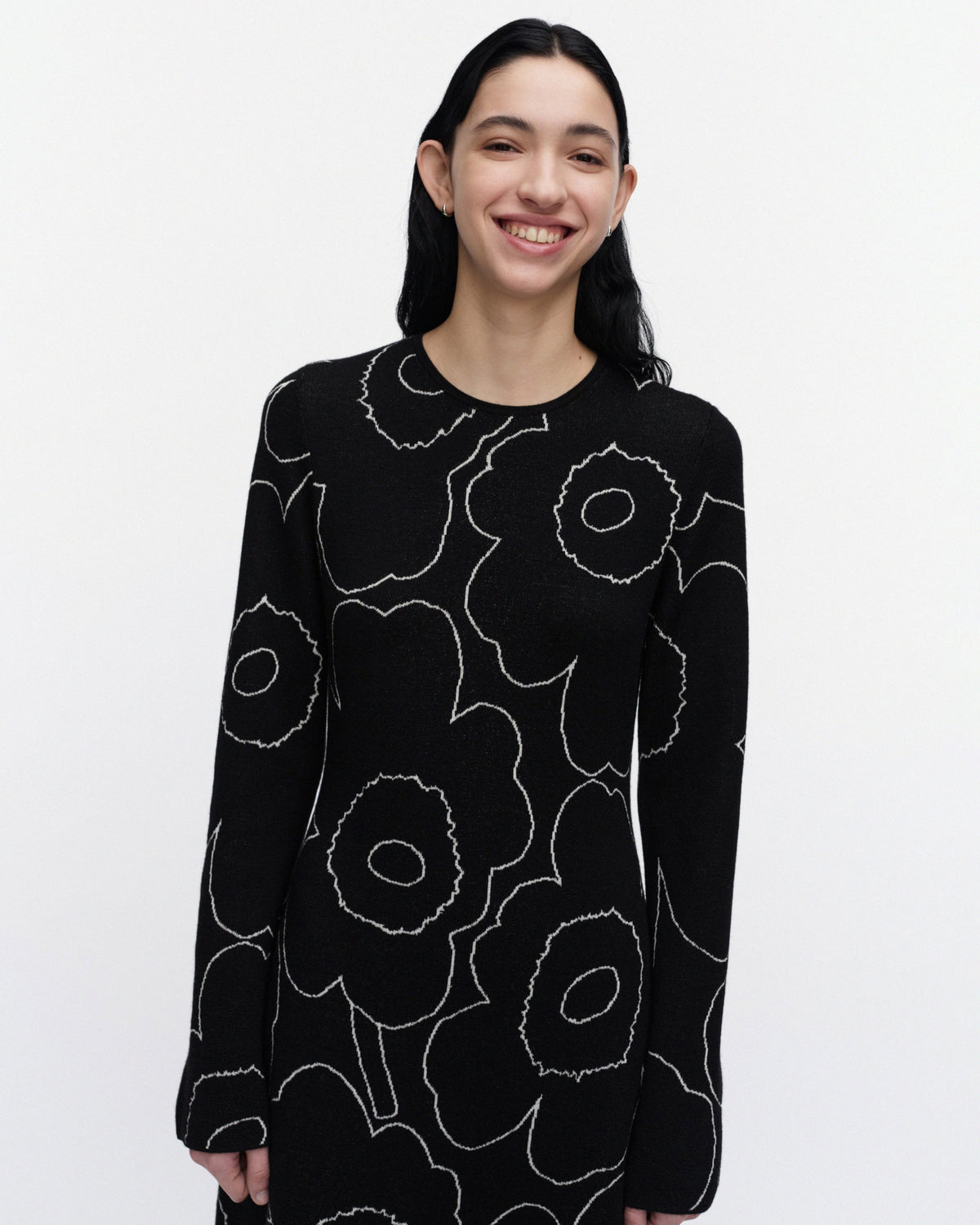 Takaisin Outline Unikko Knitted Flared Dress 125cm