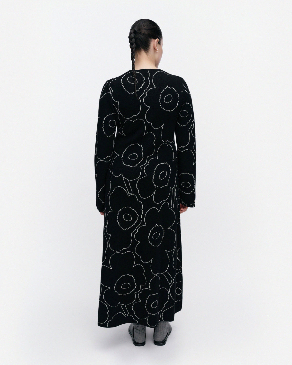 Takaisin Outline Unikko Knitted Flared Dress 125cm