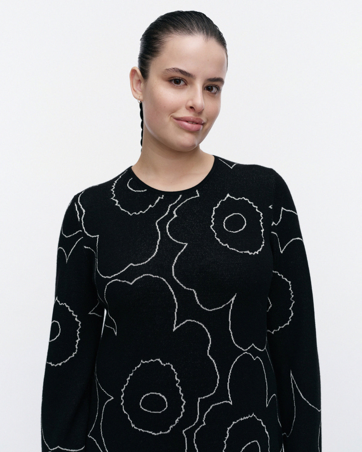 Takaisin Outline Unikko Knitted Flared Dress 125cm