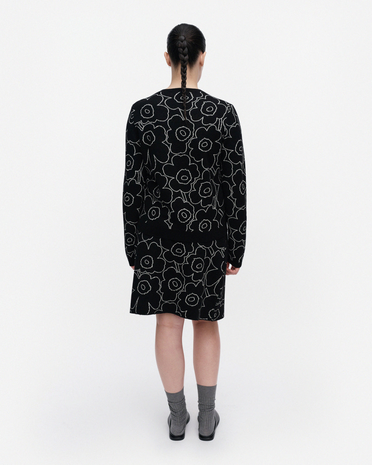 Vapaus Outline Unikko Knitted Mini Skirt