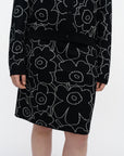 Vapaus Outline Unikko Knitted Mini Skirt
