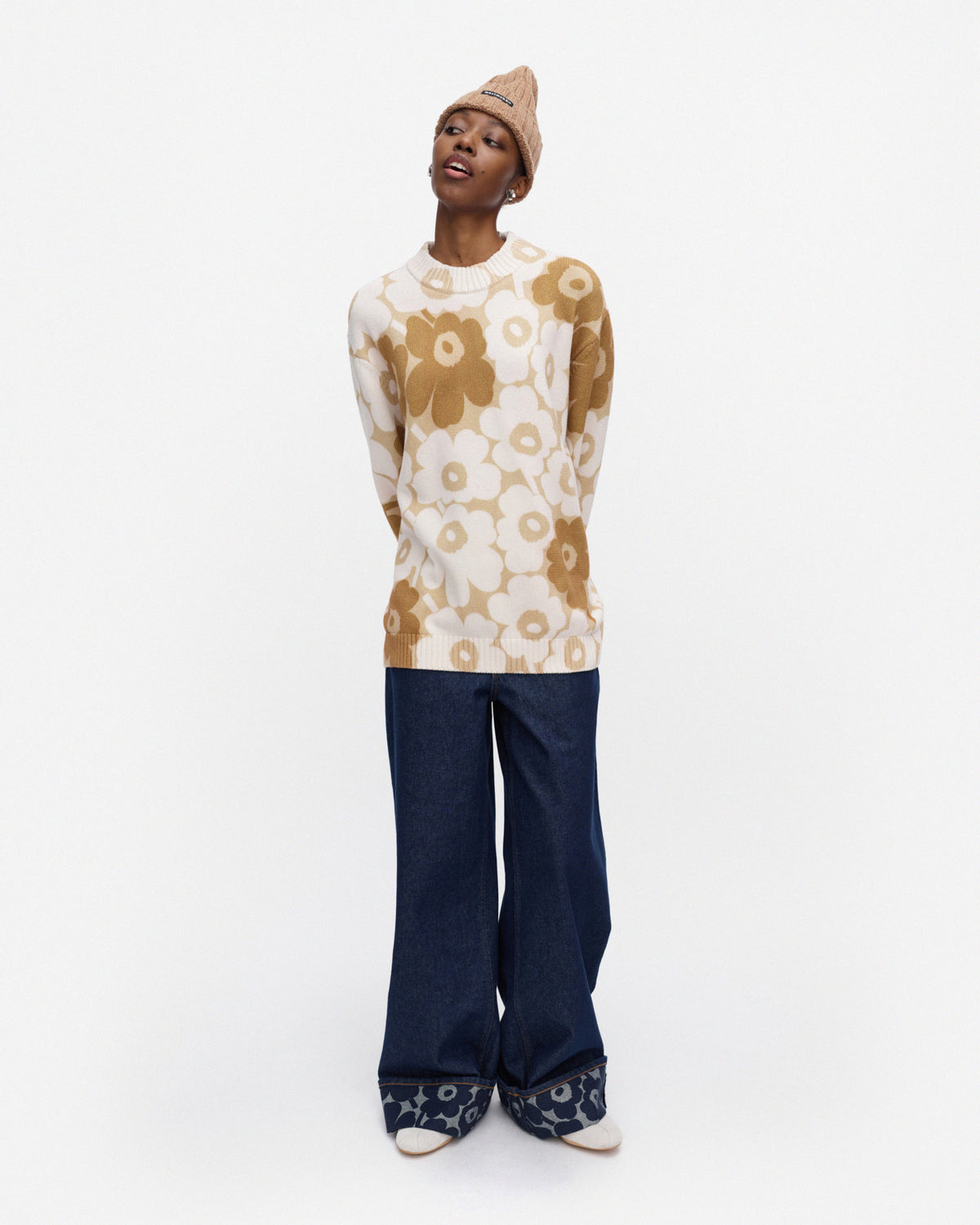 Kioski Puuteri Unikko Knitted Long Sleeve Top 70cm