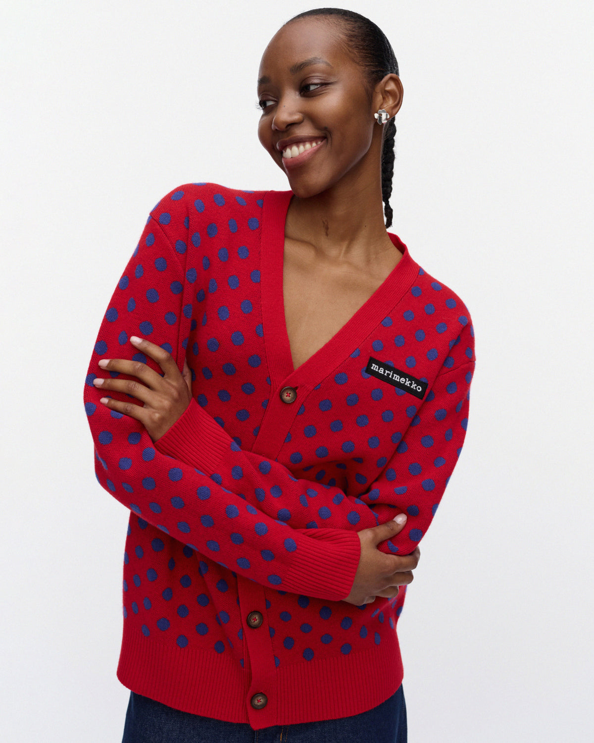 Kioski Sif Pallo Knitted Cardigan 66cm