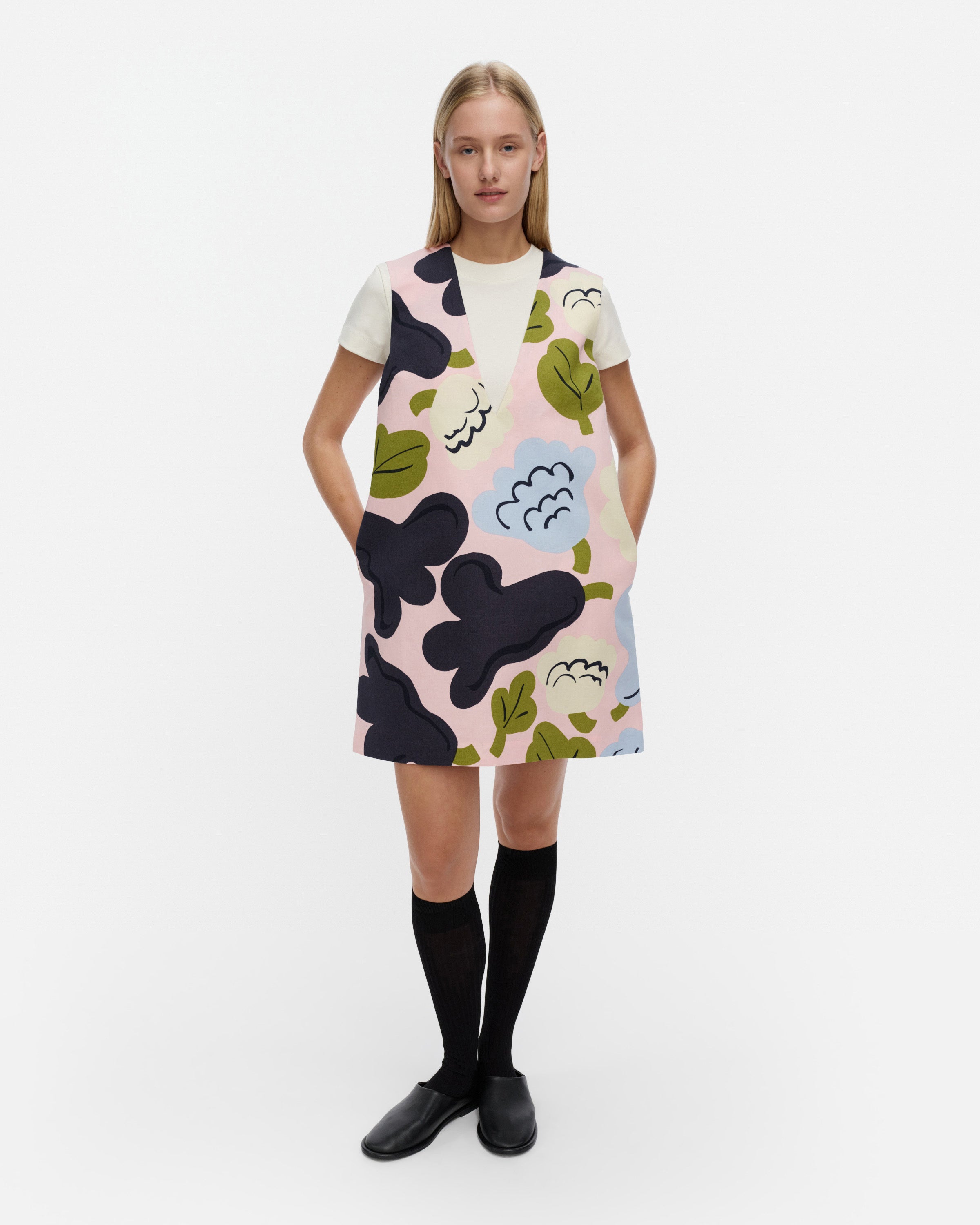 Kiuru Kukasta Kukkaan Sleeveless Shift Dress 92cm