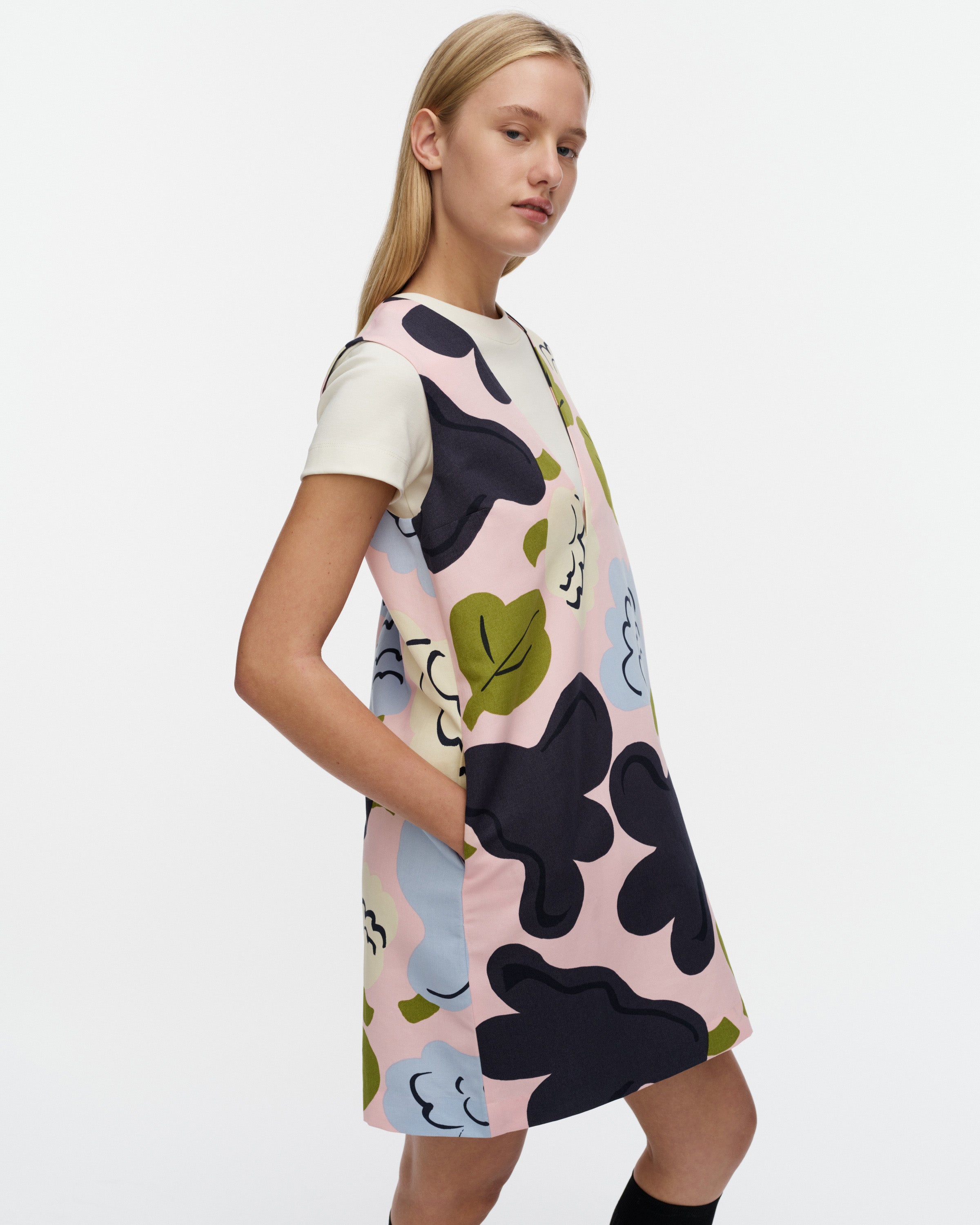 Kiuru Kukasta Kukkaan Sleeveless Shift Dress 92cm